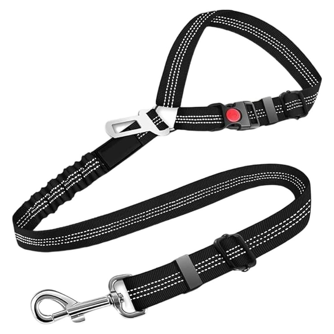 Cinturón de Seguridad para Perros Mejores Suministros - Negro