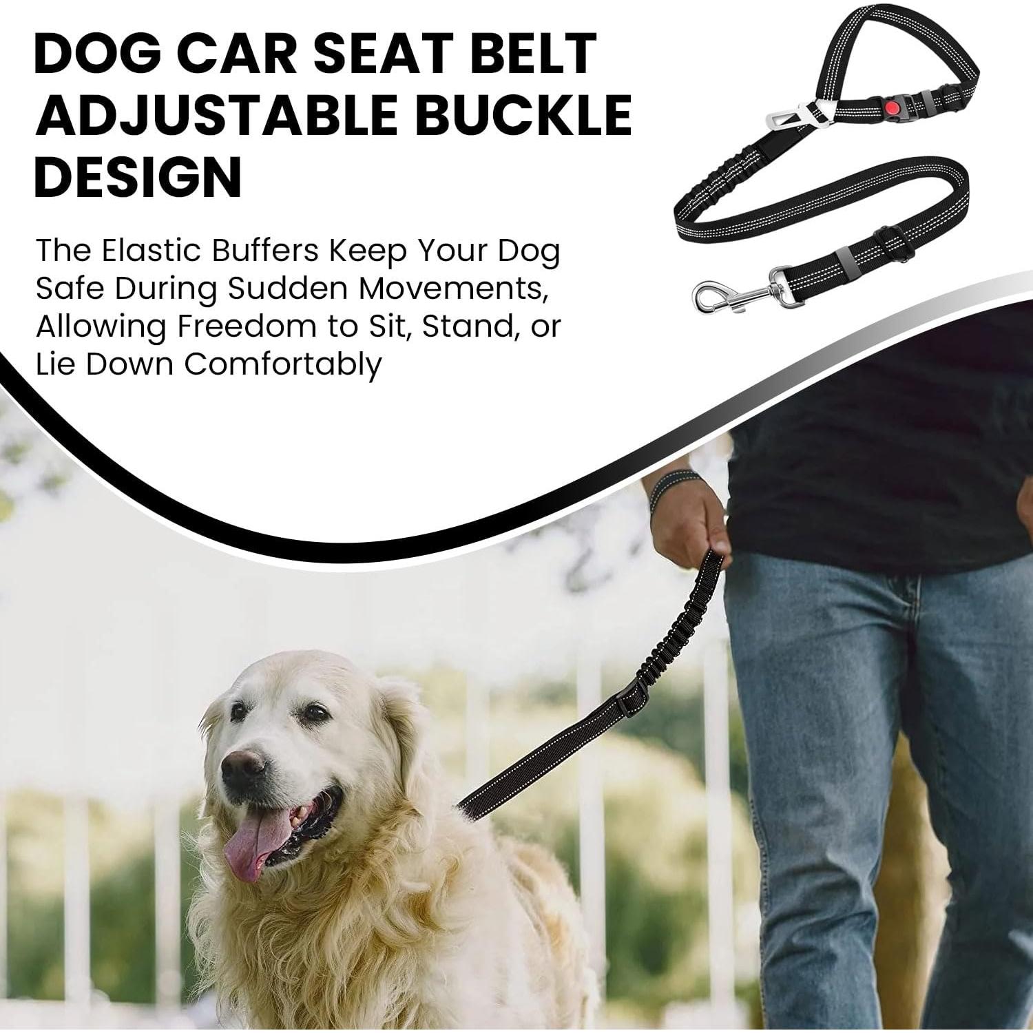 Cinturón de Seguridad para Perros Mejores Suministros - Negro