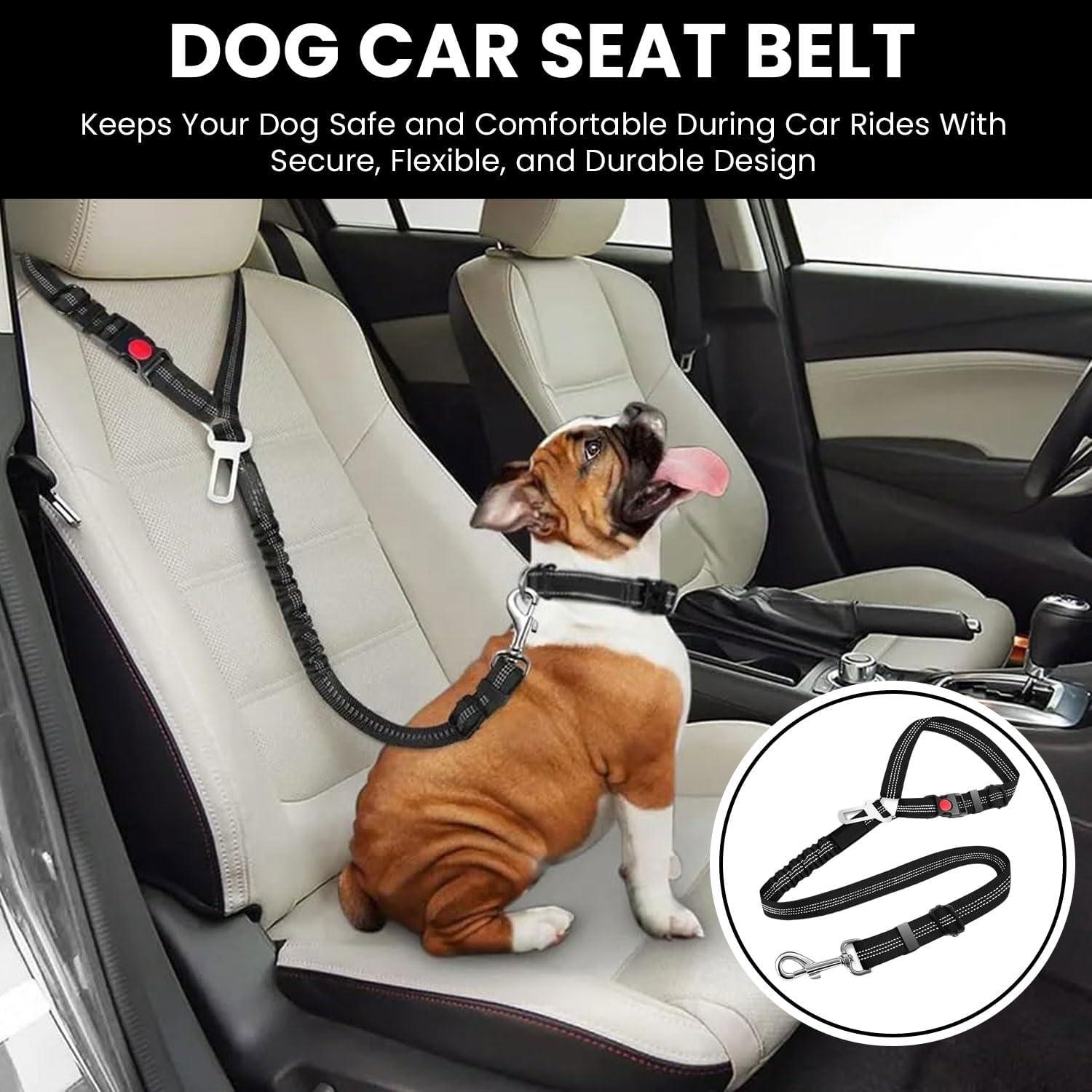 Cinturón de Seguridad para Perros Mejores Suministros - Negro