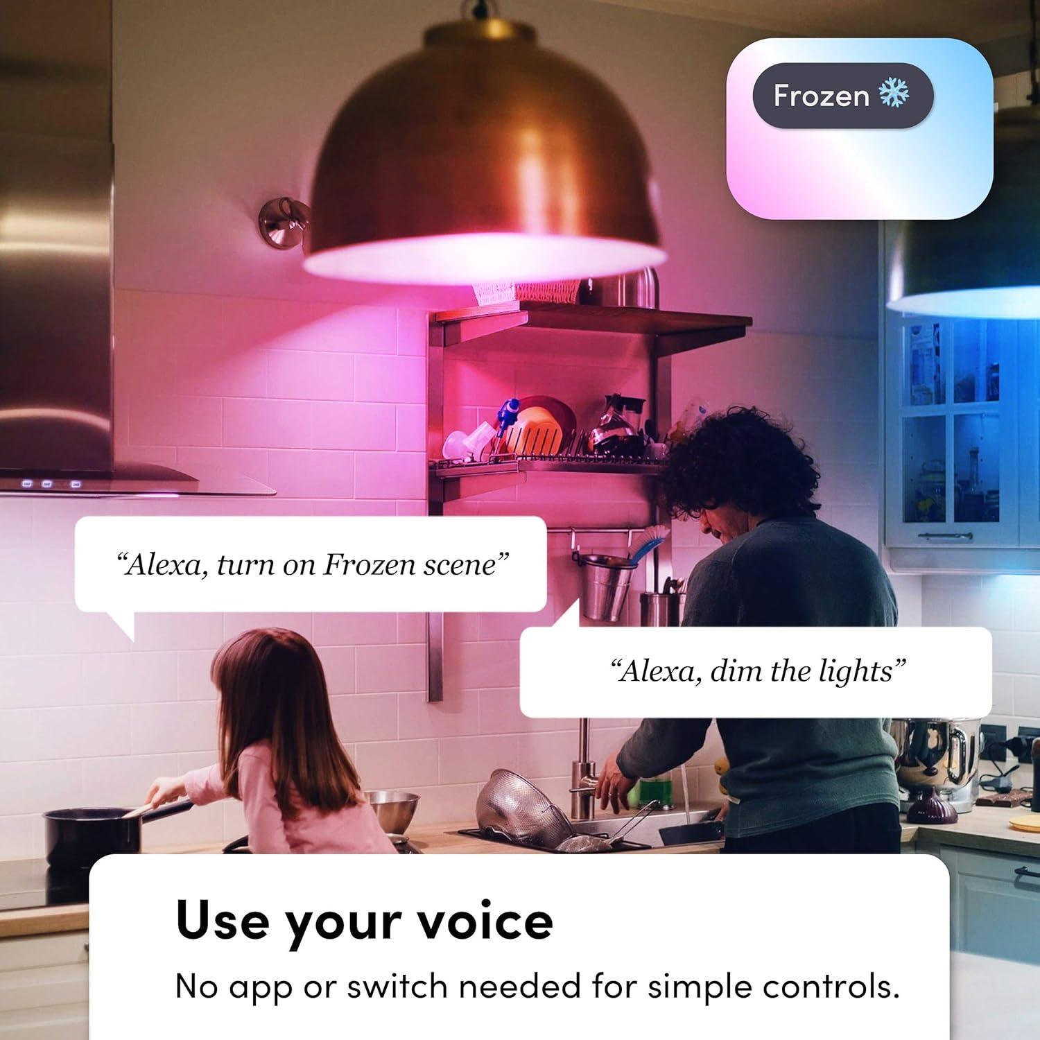 Bombilla LED inteligente LIFX Color A19 1100lm Paquete de 2