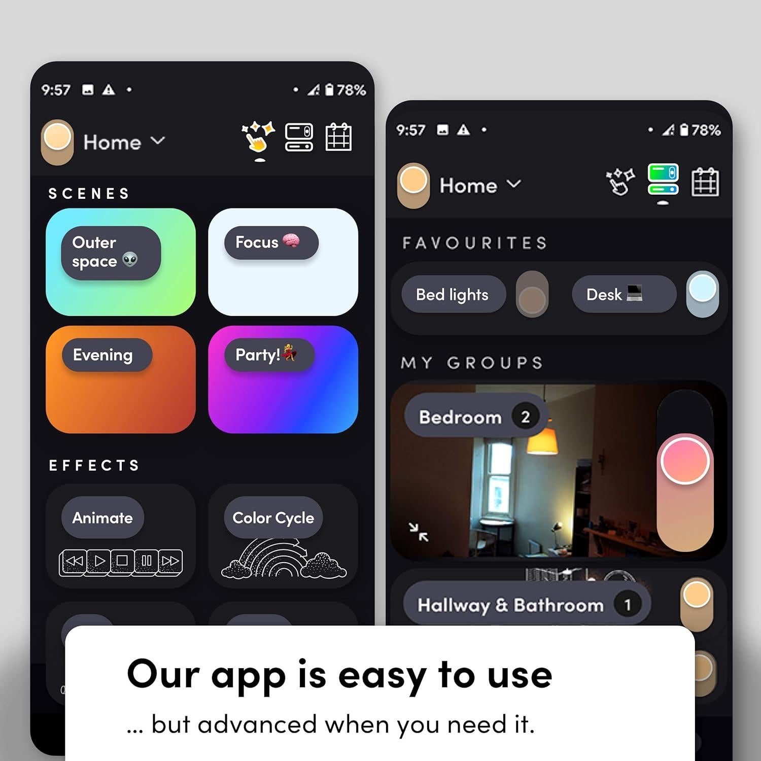 Bombilla LED inteligente LIFX Color A19 1100lm Paquete de 2