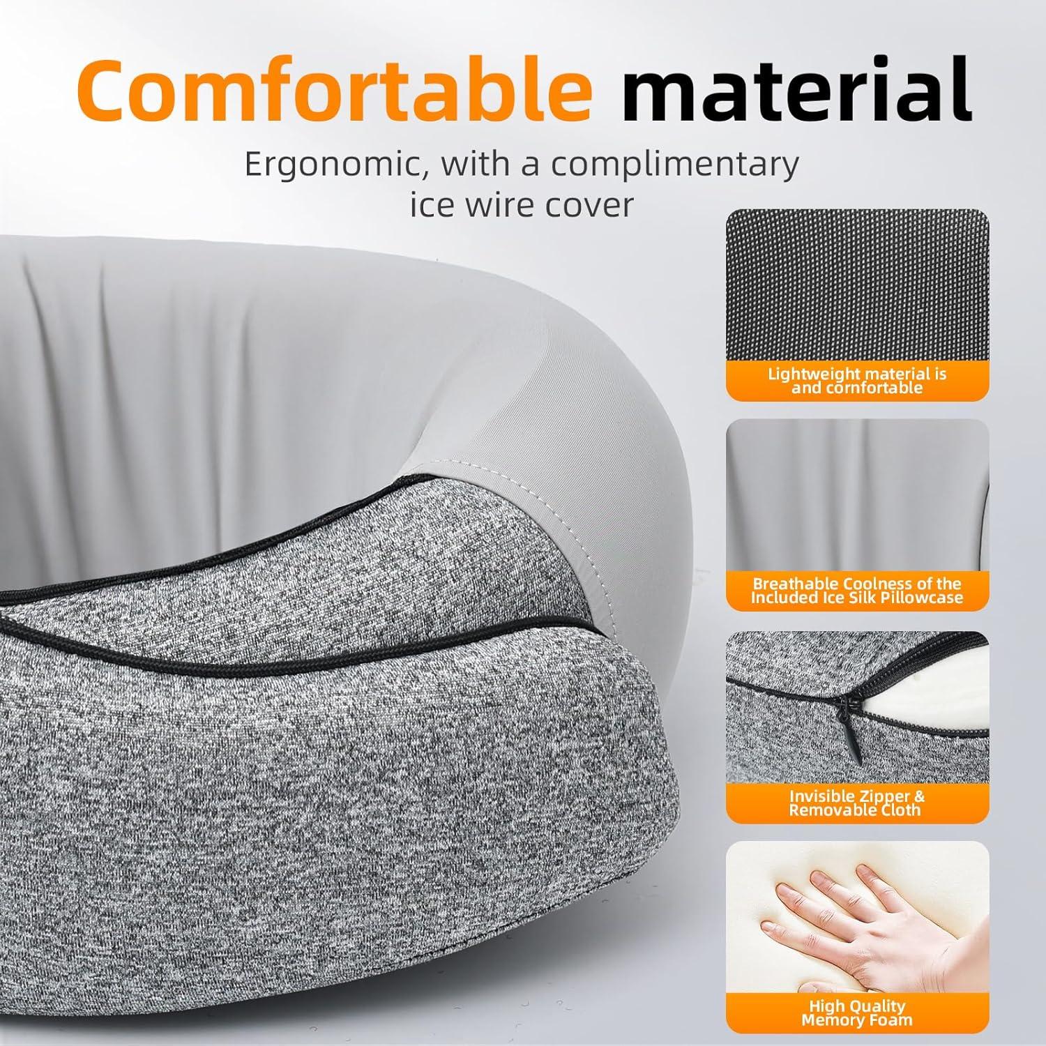 Almohada de viaje ThreeHome TH002 100% espuma viscoelástica