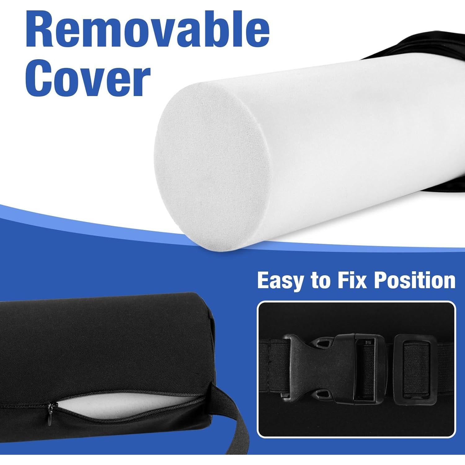 Cojín Lumbar MIDLADE Corto 28 cm Soporte Espalda Ajustable