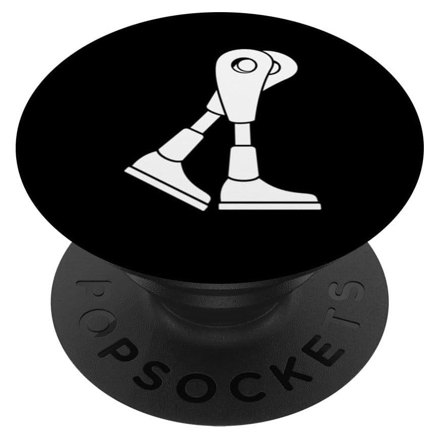 PopSockets Estándar Negro para Prótesis de Pierna - 136g