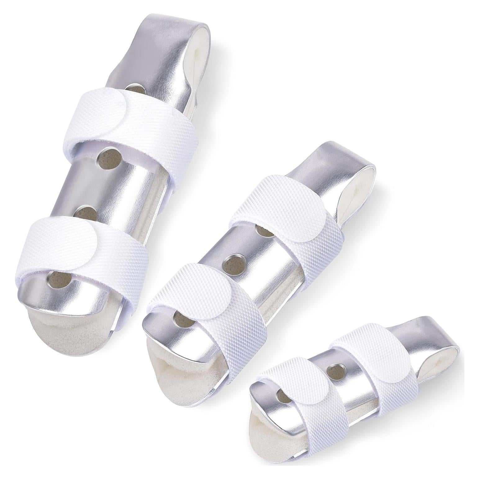Férulas para Dedos Sopito 3PCS Ajustables Aluminio Transpirables