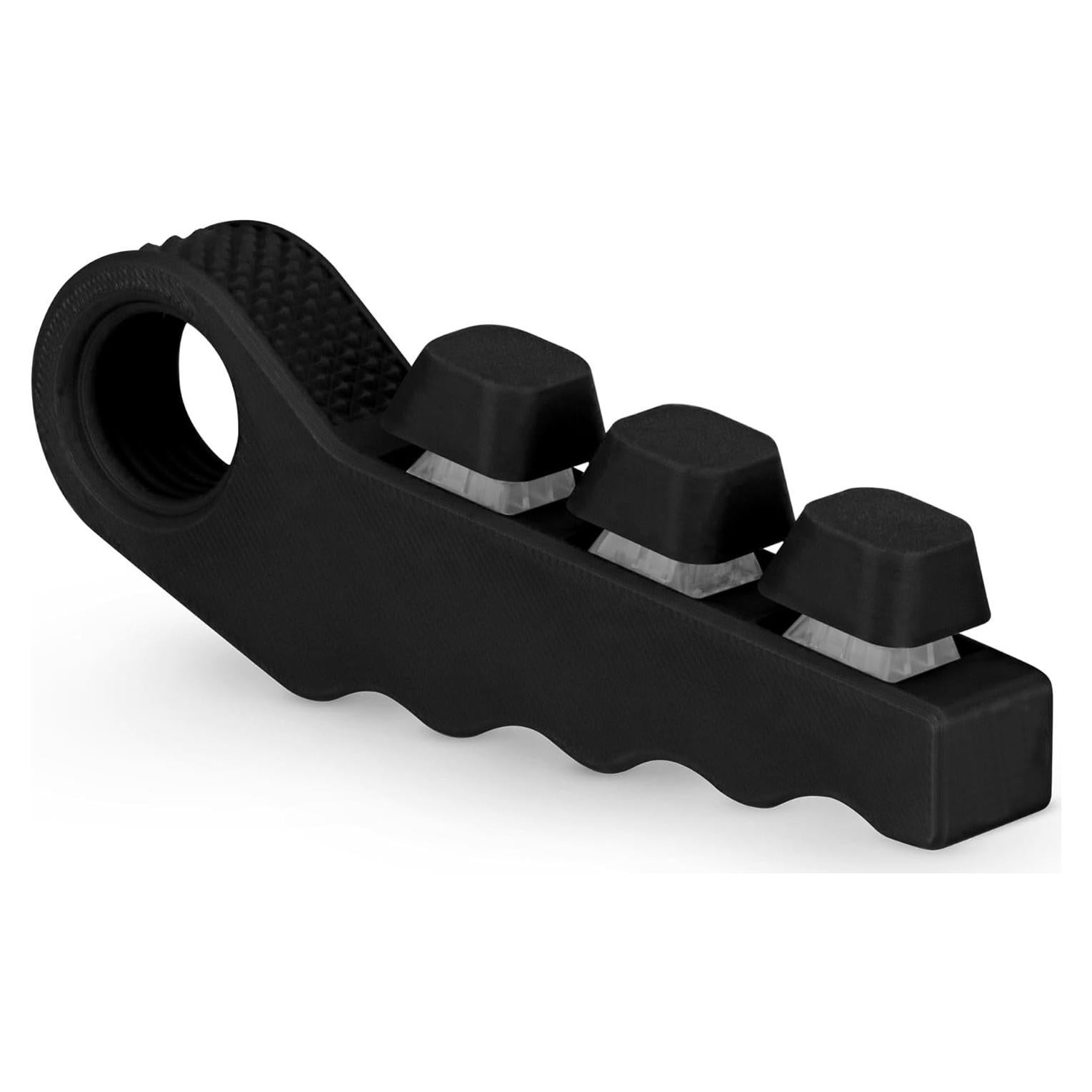 Spinner Antiestrés 3-en-1 Distractibles Negro - Juguete Táctil