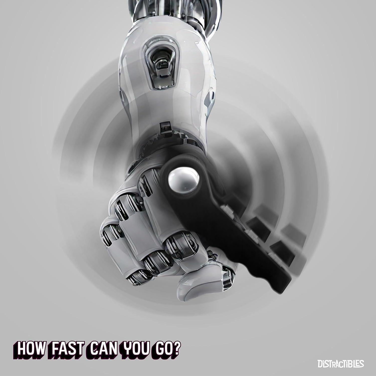 Spinner Antiestrés 3-en-1 Distractibles Negro - Juguete Táctil