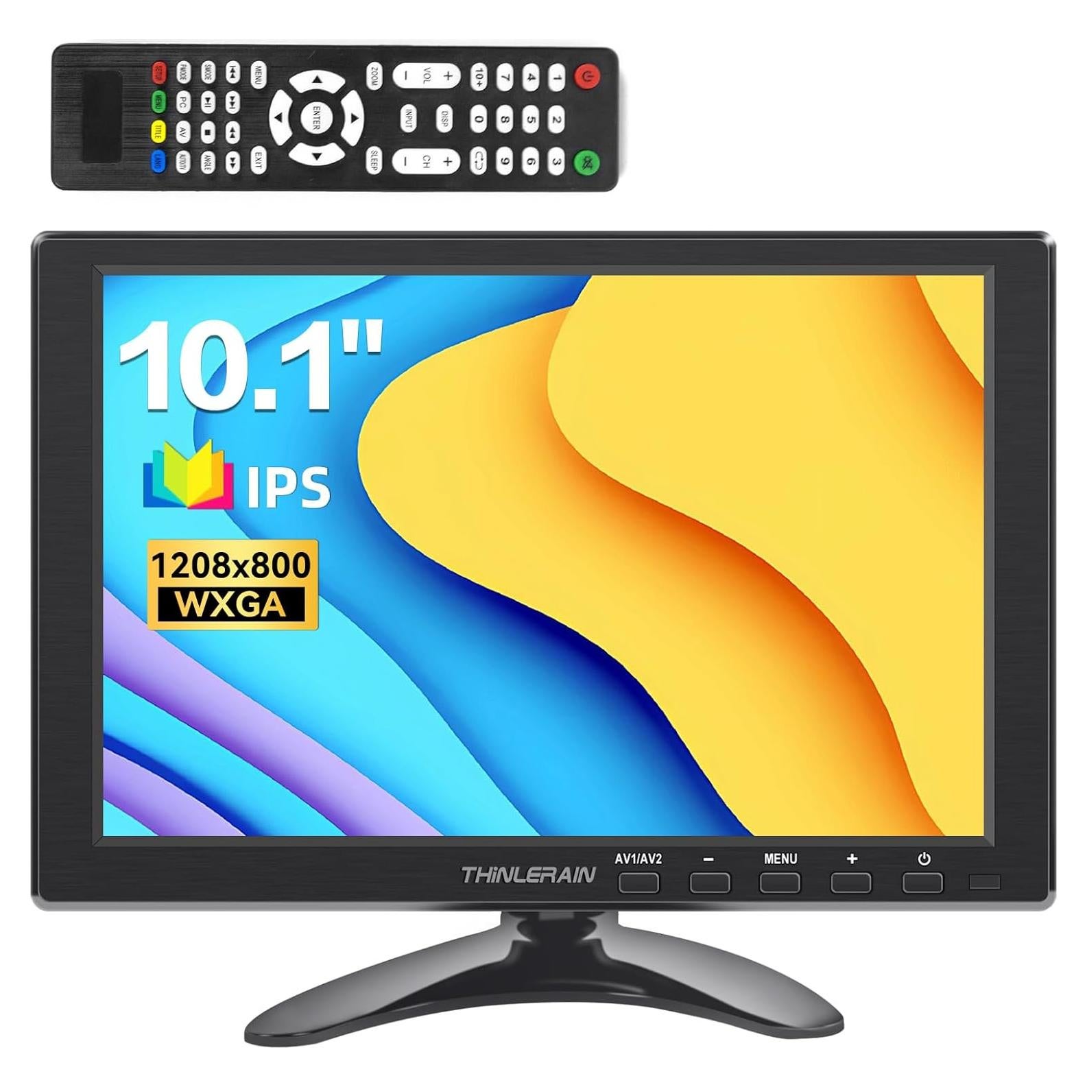 Monitor 10.1" Thinlerain IPS 1280x800 HDMI VGA USB Altavoces