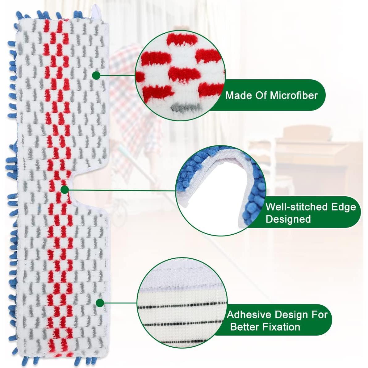 Almohadillas de Repuesto Diteje para Mopa O-ceda Doble Acción - 4 Piezas
