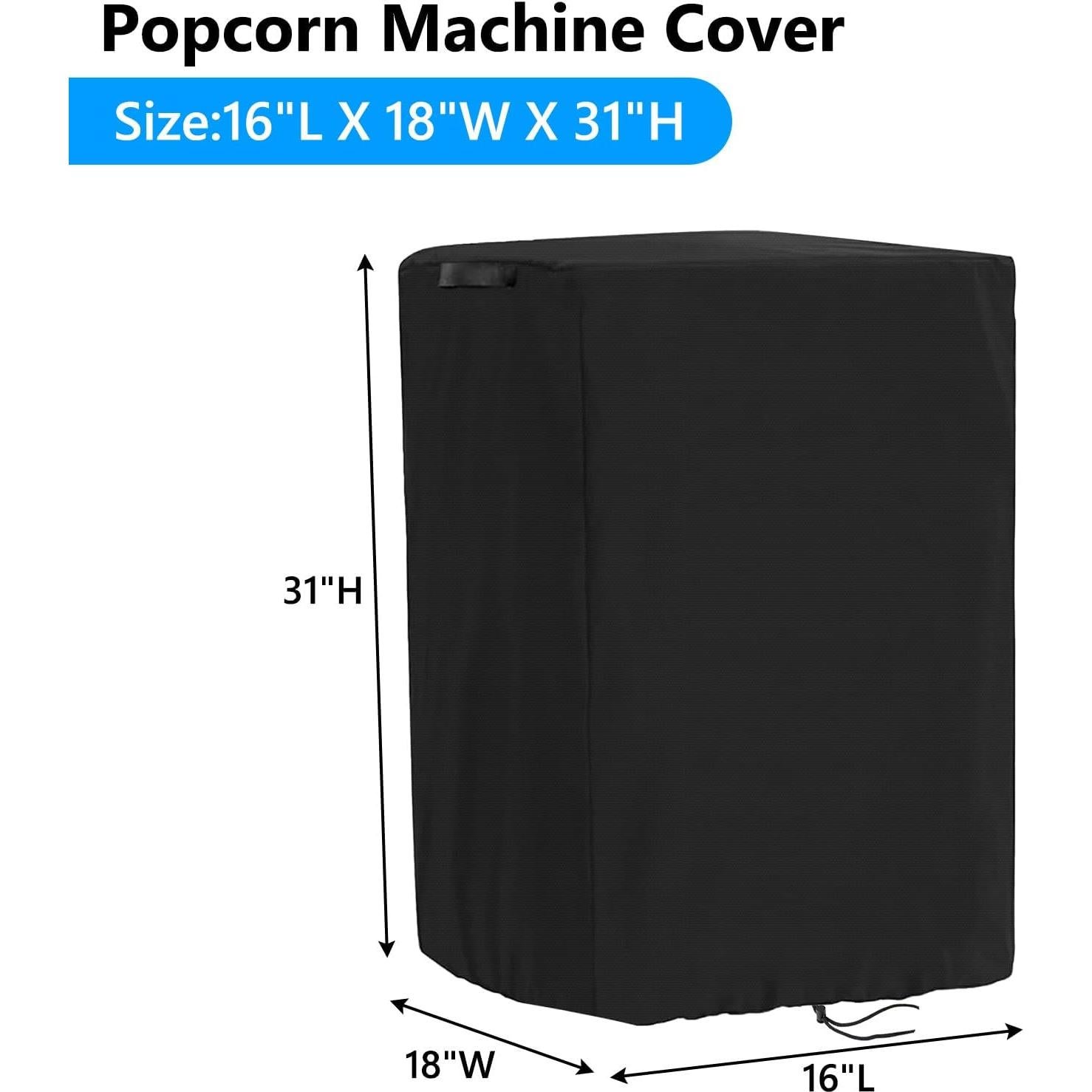 Cubierta Protectora para Máquina de Palomitas MUTUSHI 40.6x45.7x78.7cm