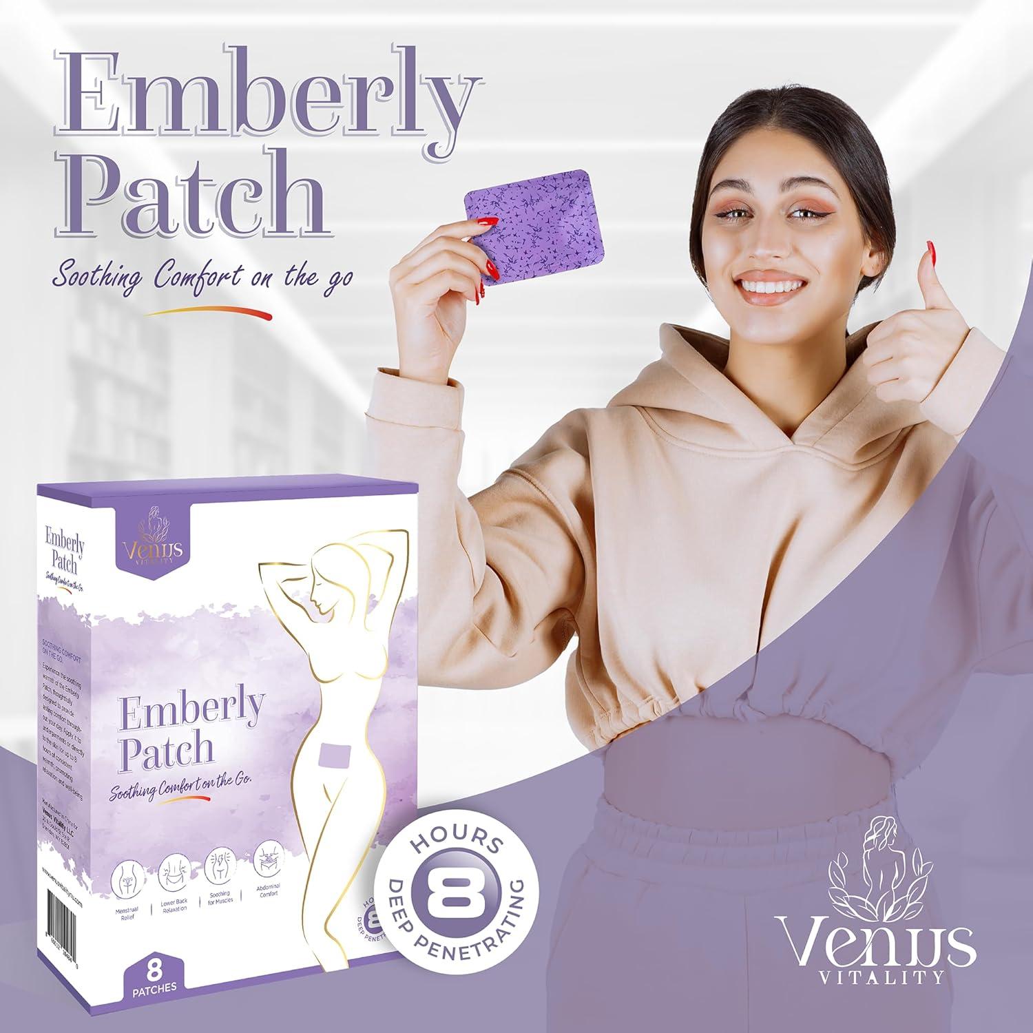 Almohadilla Calentadora Portátil Emberly - Alivio Dolor Menstrual