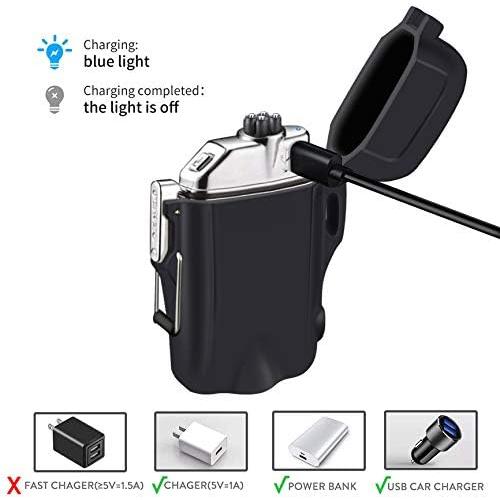 Encendedor Eléctrico Recargable SUPRUS a Prueba de Agua con Linterna