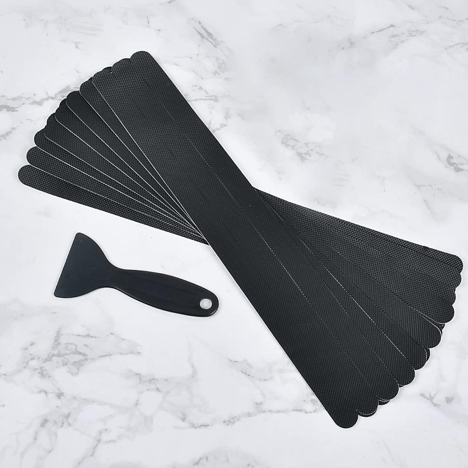 Calcomanías Antideslizantes Supkiir 24 PCS 38x2 cm Negro