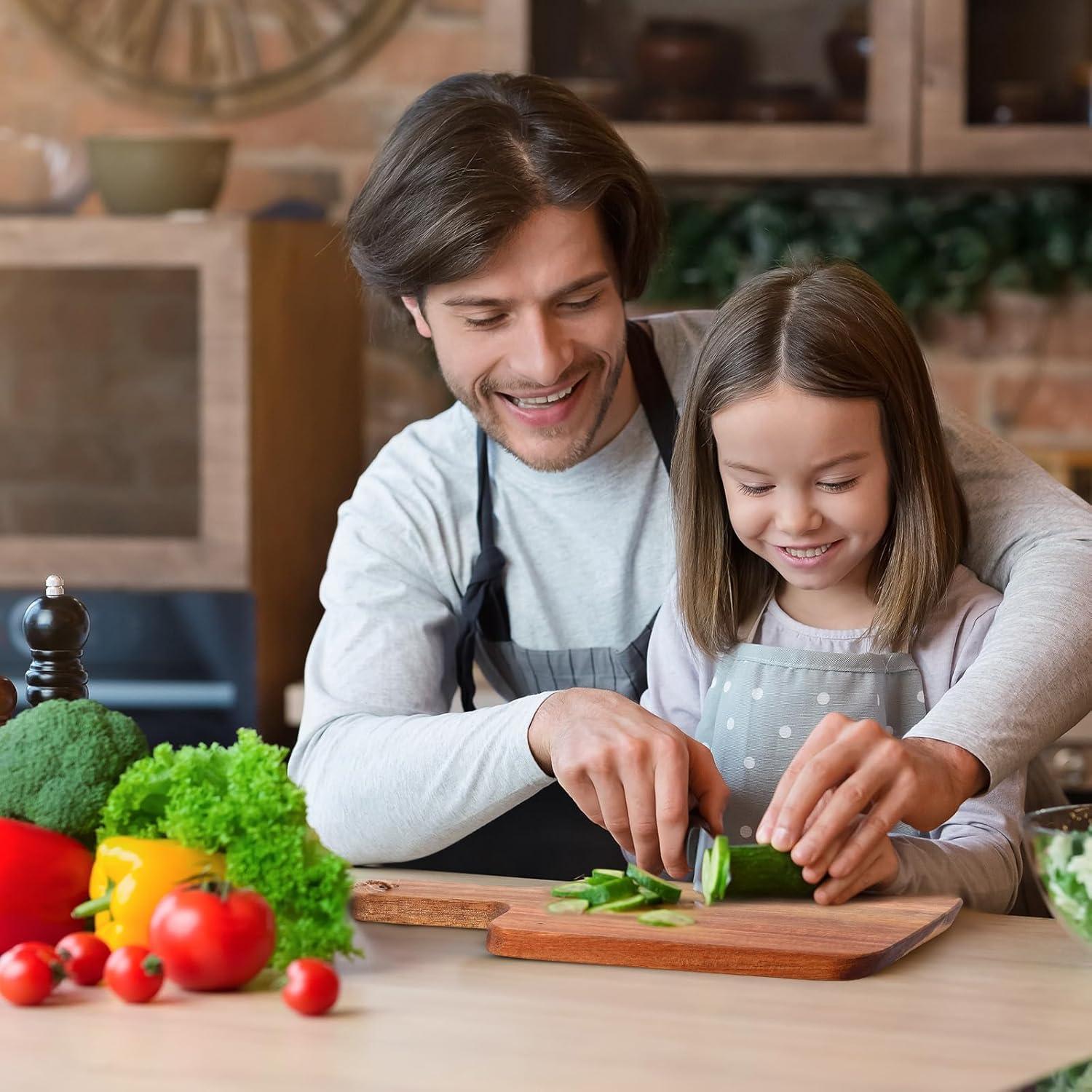 Tablas de Cortar de Madera de Acacia Geetery 16 Pcs 30x15 cm