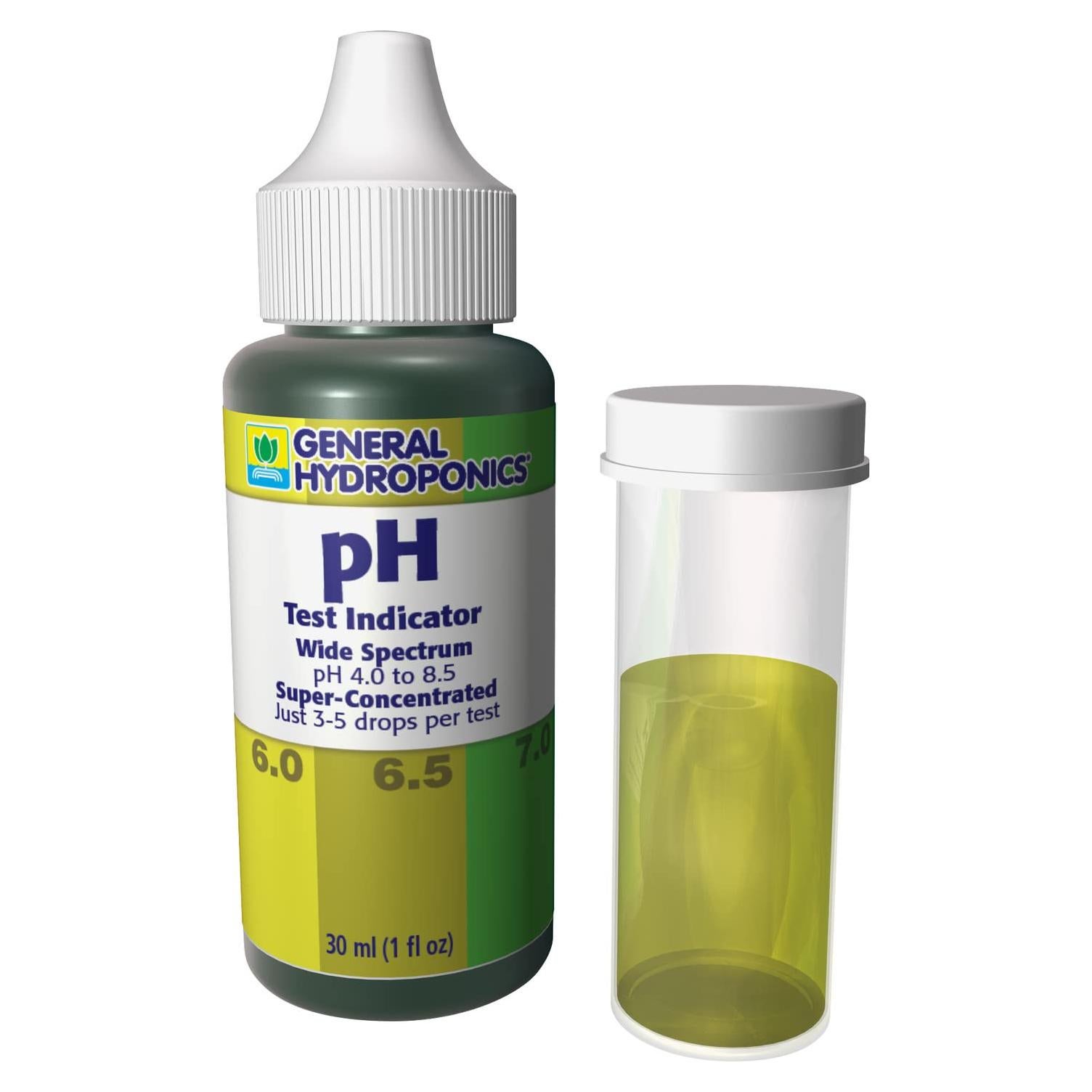 Indicador de Prueba de pH General Hydroponics 29.57 ml