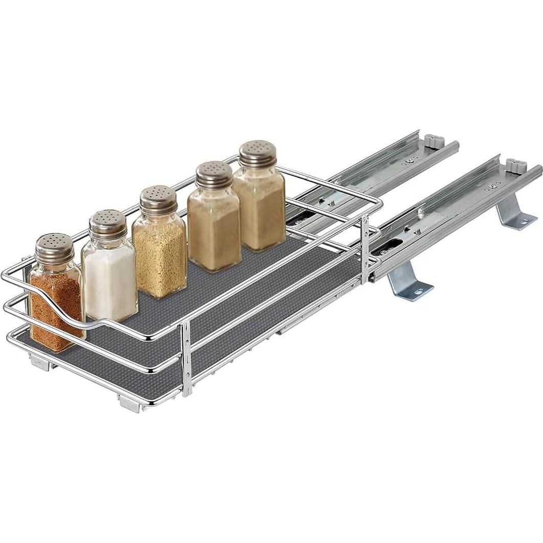 Organizador de Especias Extraíble OCG Cromado 16x26.4 cm