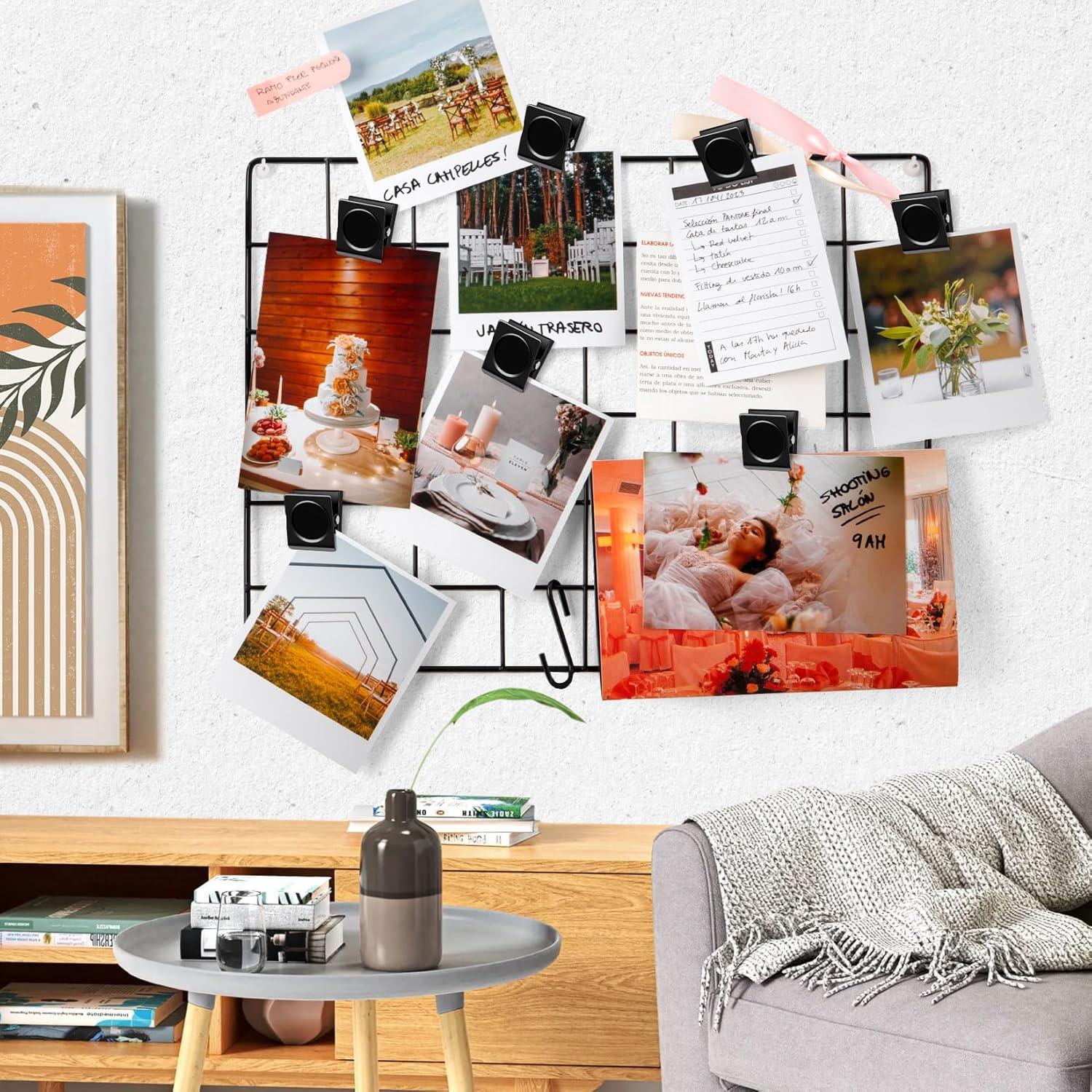 Clips Magnéticos Grtard 6 Pack Alta Resistencia Negro