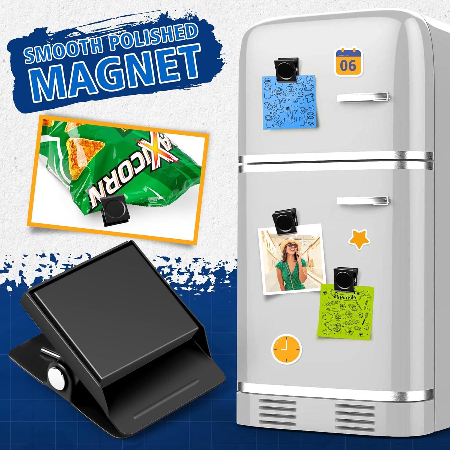 Clips Magnéticos Grtard 6 Pack Alta Resistencia Negro