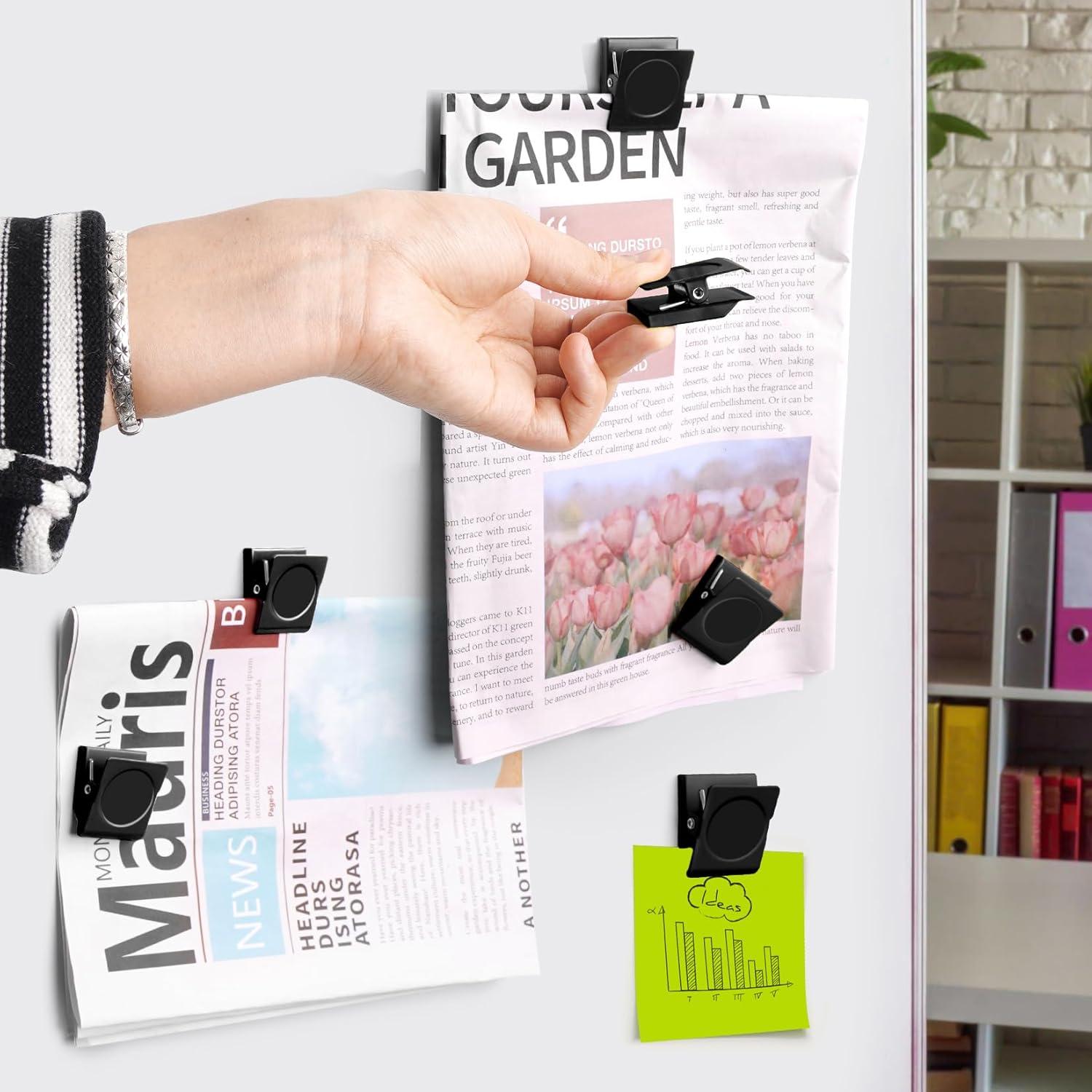 Clips Magnéticos Grtard 6 Pack Alta Resistencia Negro