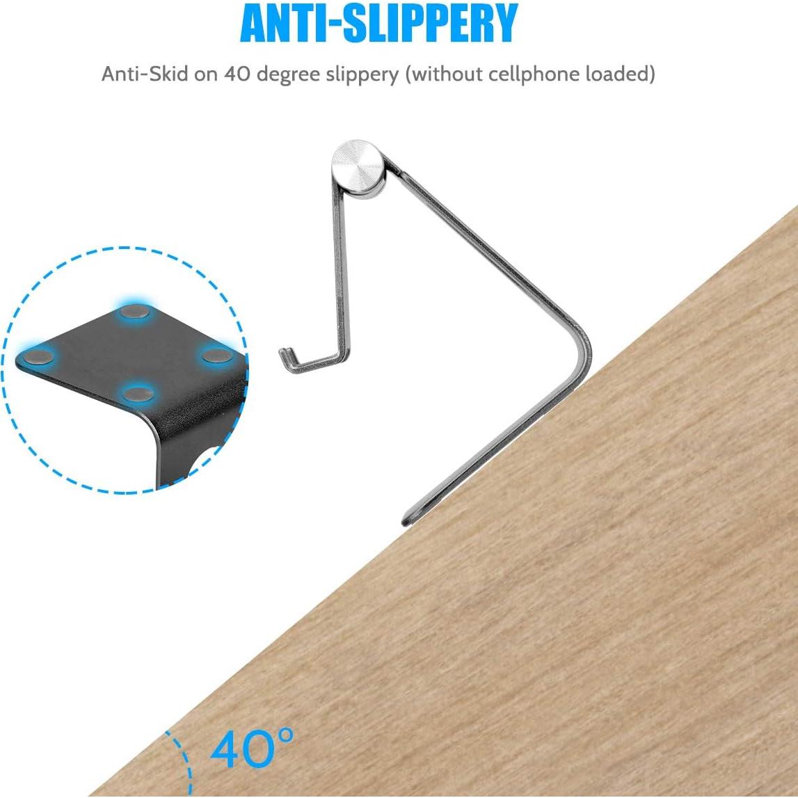 Soporte Ajustable para Teléfono Urmust Negro - Compatible con iPhone y Android