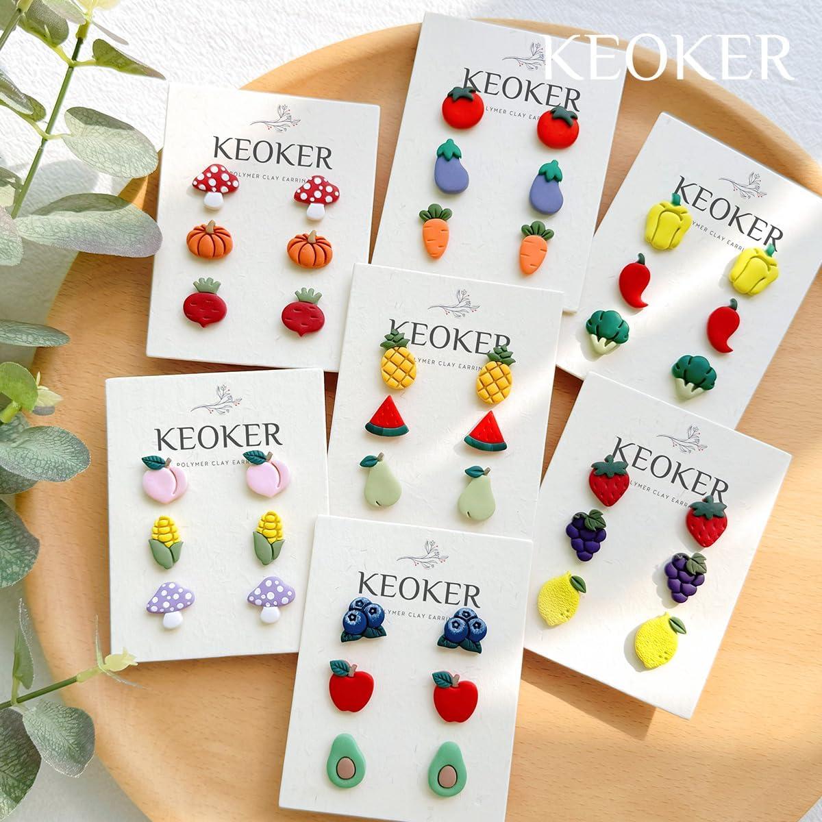 Cortadores de Arcilla de Polímero Keoker 20 Formas para Joyería