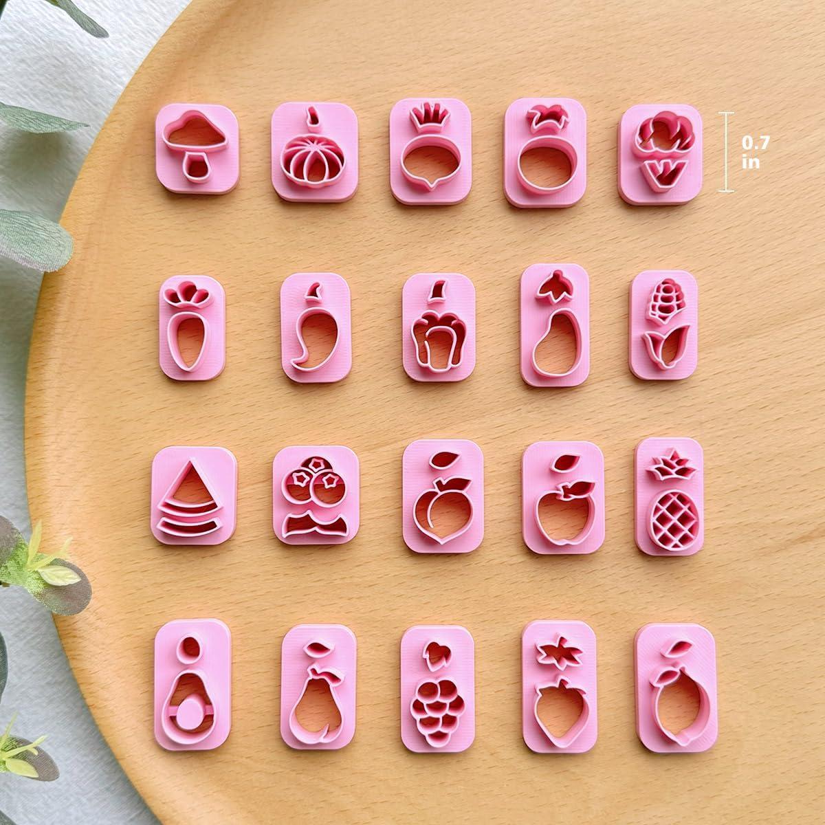 Cortadores de Arcilla de Polímero Keoker 20 Formas para Joyería