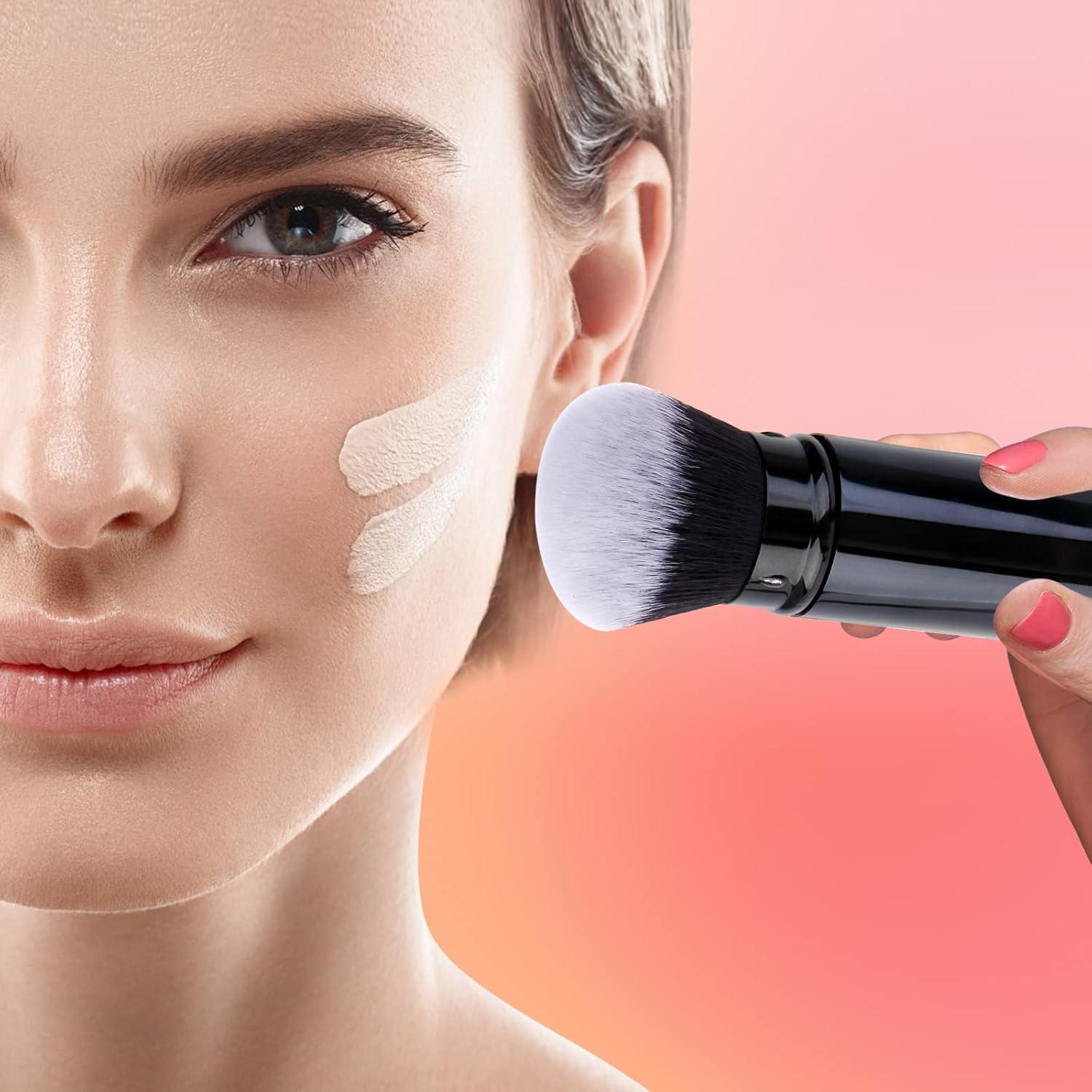 Pincel de Maquillaje Retráctil UNIMEIX para Base y Rubor