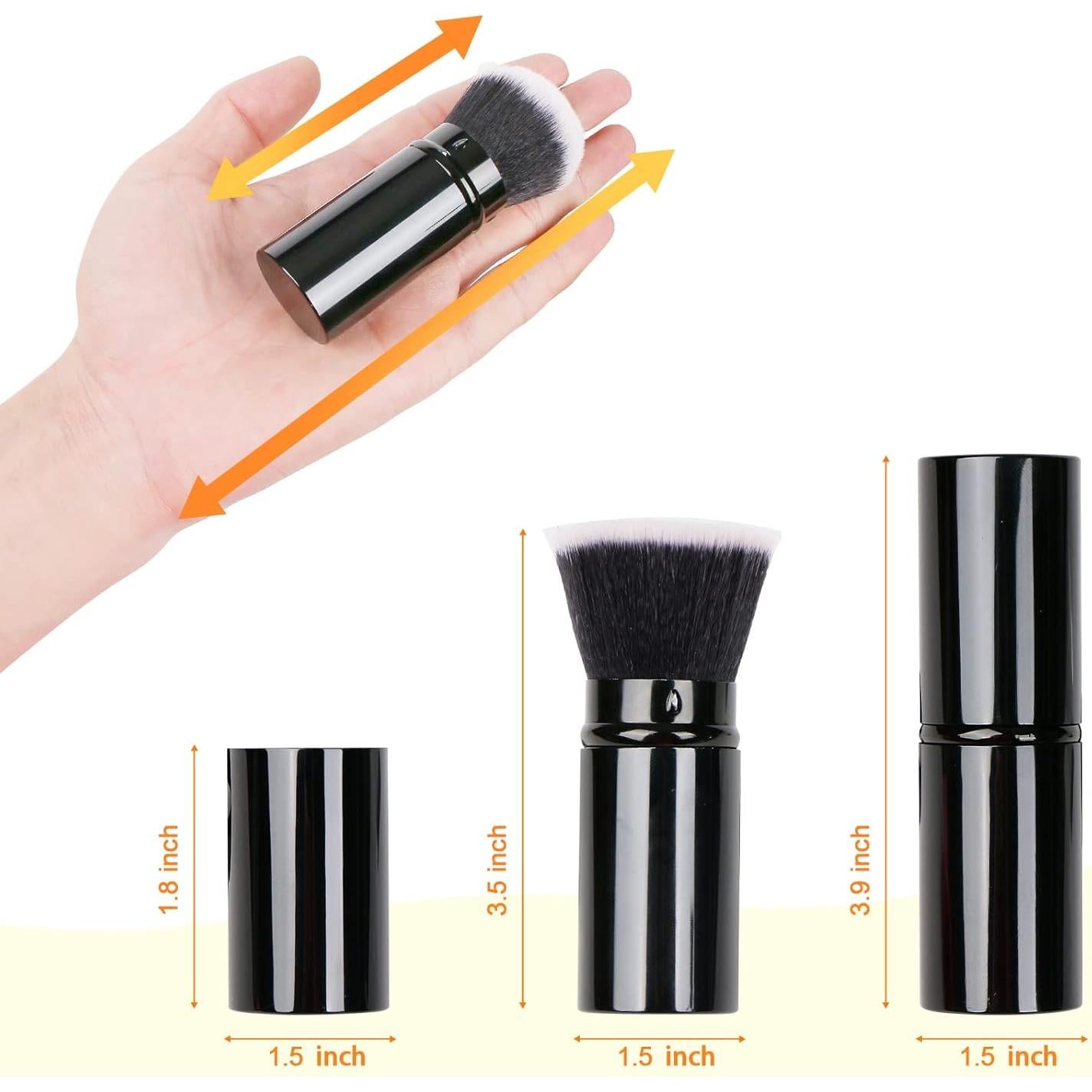 Pincel de Maquillaje Retráctil UNIMEIX para Base y Rubor