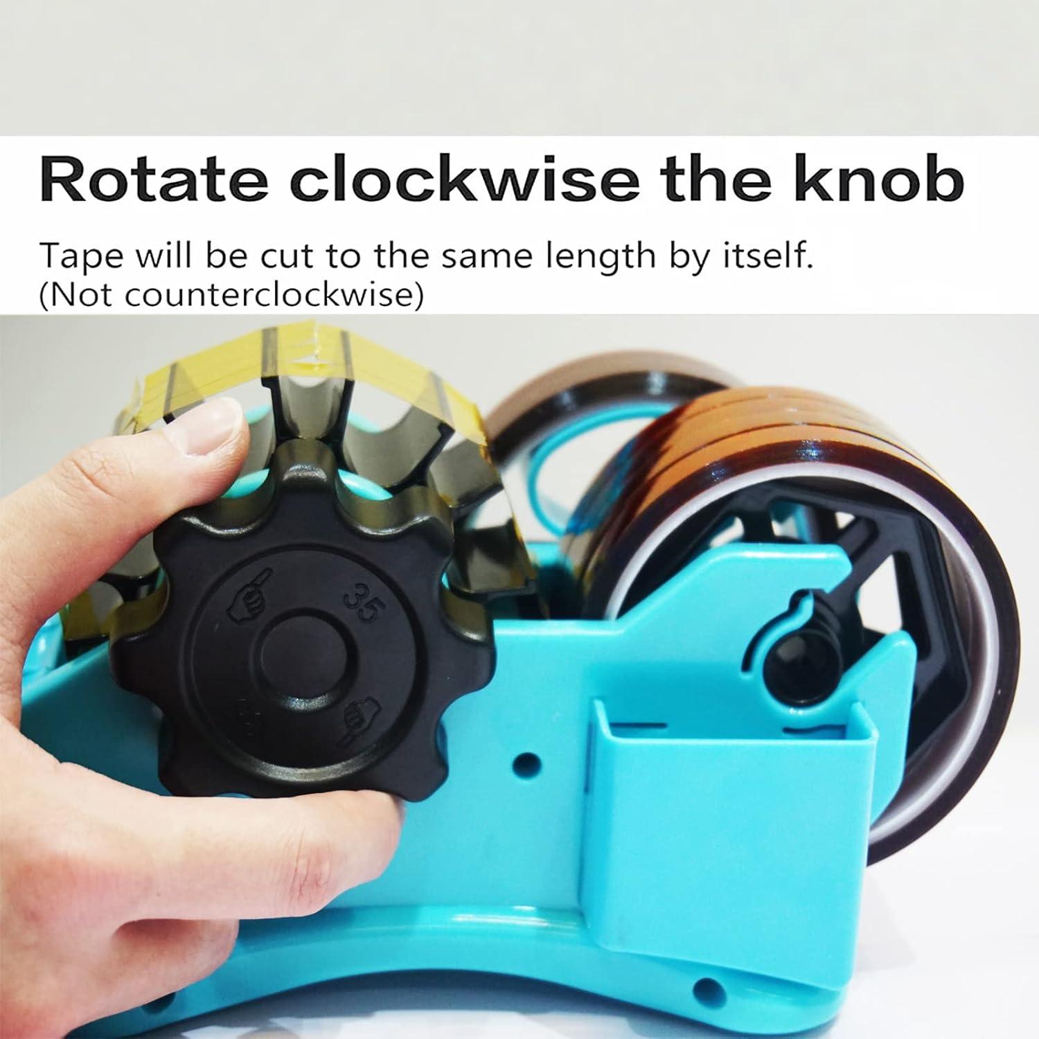 Dispensador de Cinta Térmica SHDSL Azul Semiautomático 1" y 3"