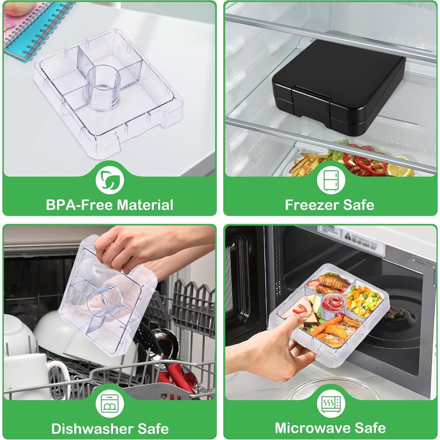 Caja de Almuerzo Bento Pawtong con Termo 284ml a Prueba de Fugas