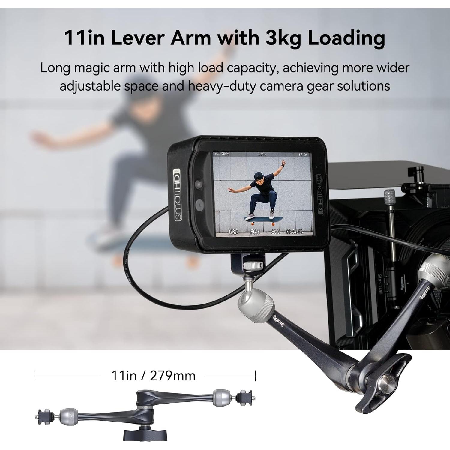 Brazo Mágico Rosette SMALLRIG 3959 28cm 3kg para Cámaras