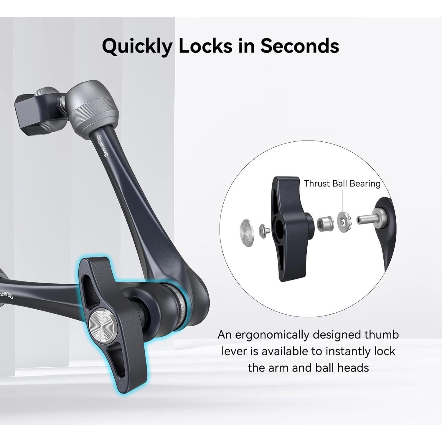 Brazo Mágico Rosette SMALLRIG 3959 28cm 3kg para Cámaras