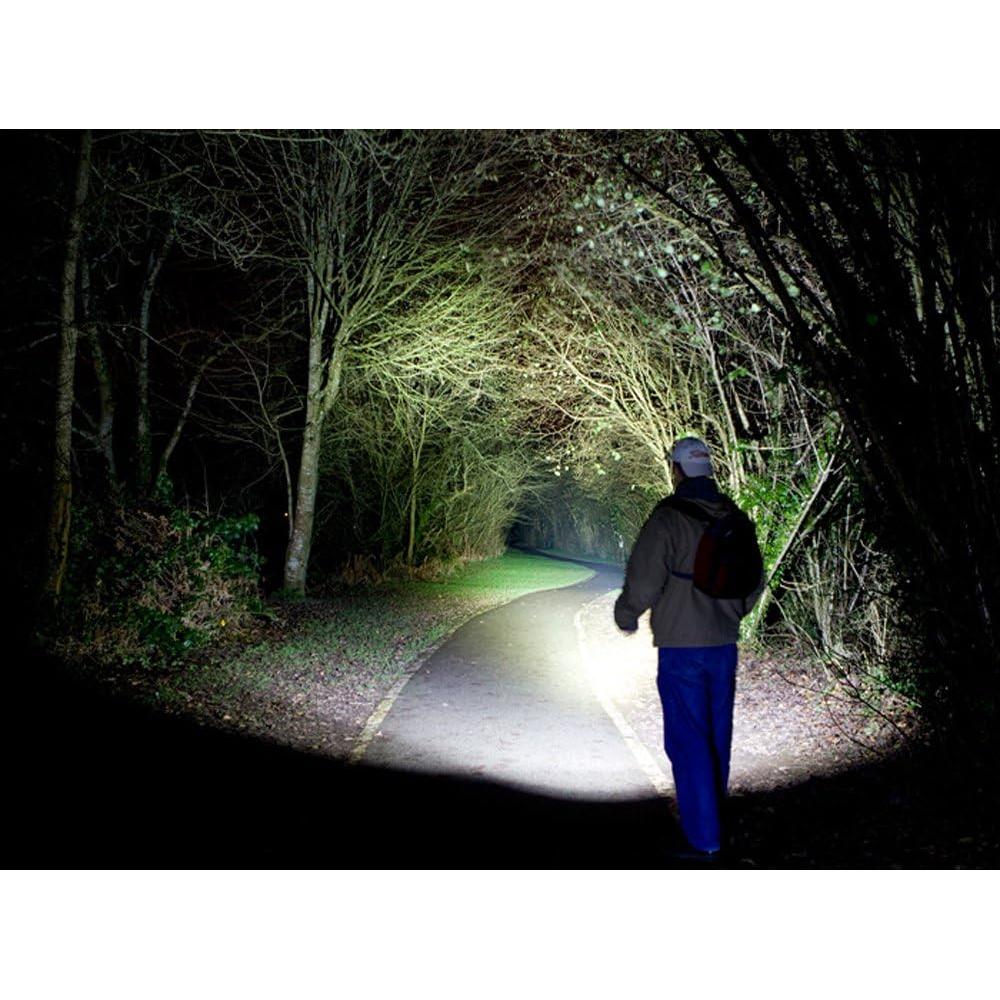 Linterna LED EcoGear FX TK120 - Camping, 5 Modos, Zoomable