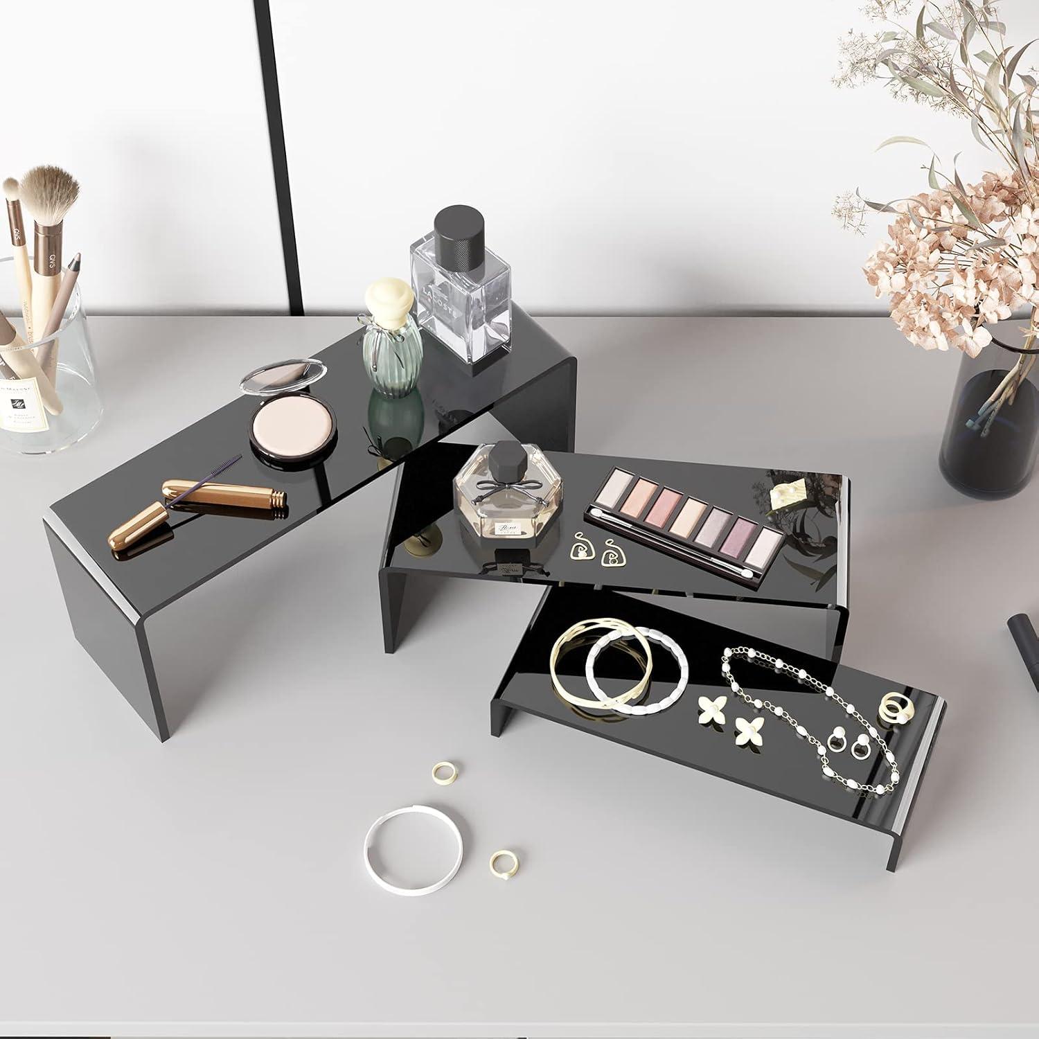 Soportes Acrílicos Negros WEITELAI para Exhibición 3 Pcs