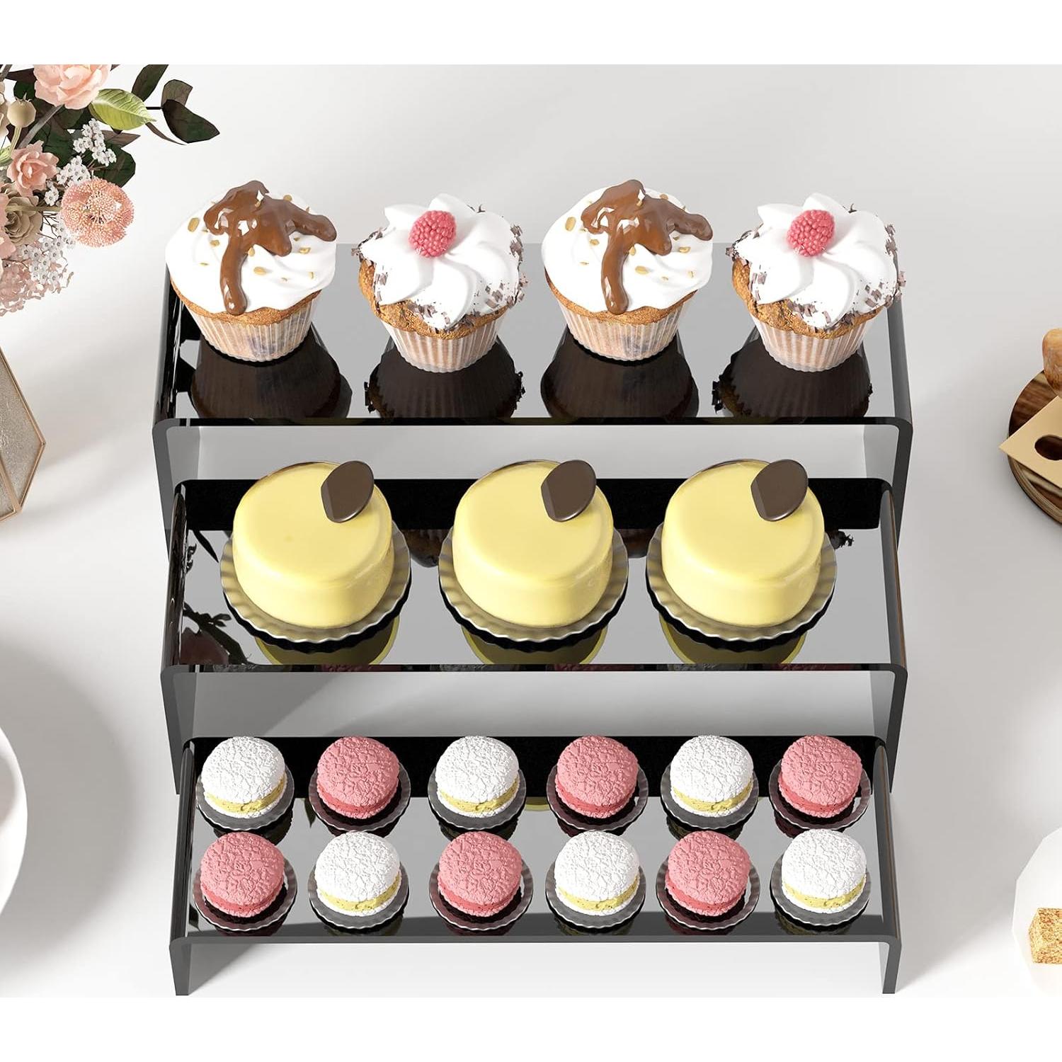 Soportes Acrílicos Negros WEITELAI para Exhibición 3 Pcs