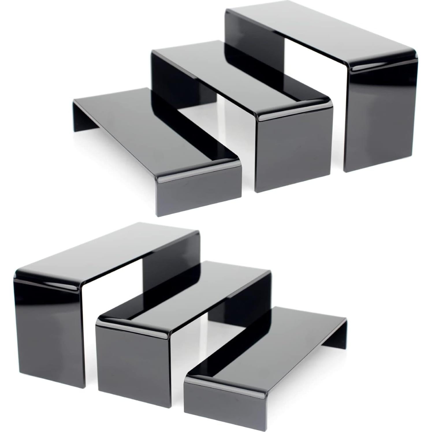 Soportes Acrílicos Negros WEITELAI para Exhibición 3 Pcs