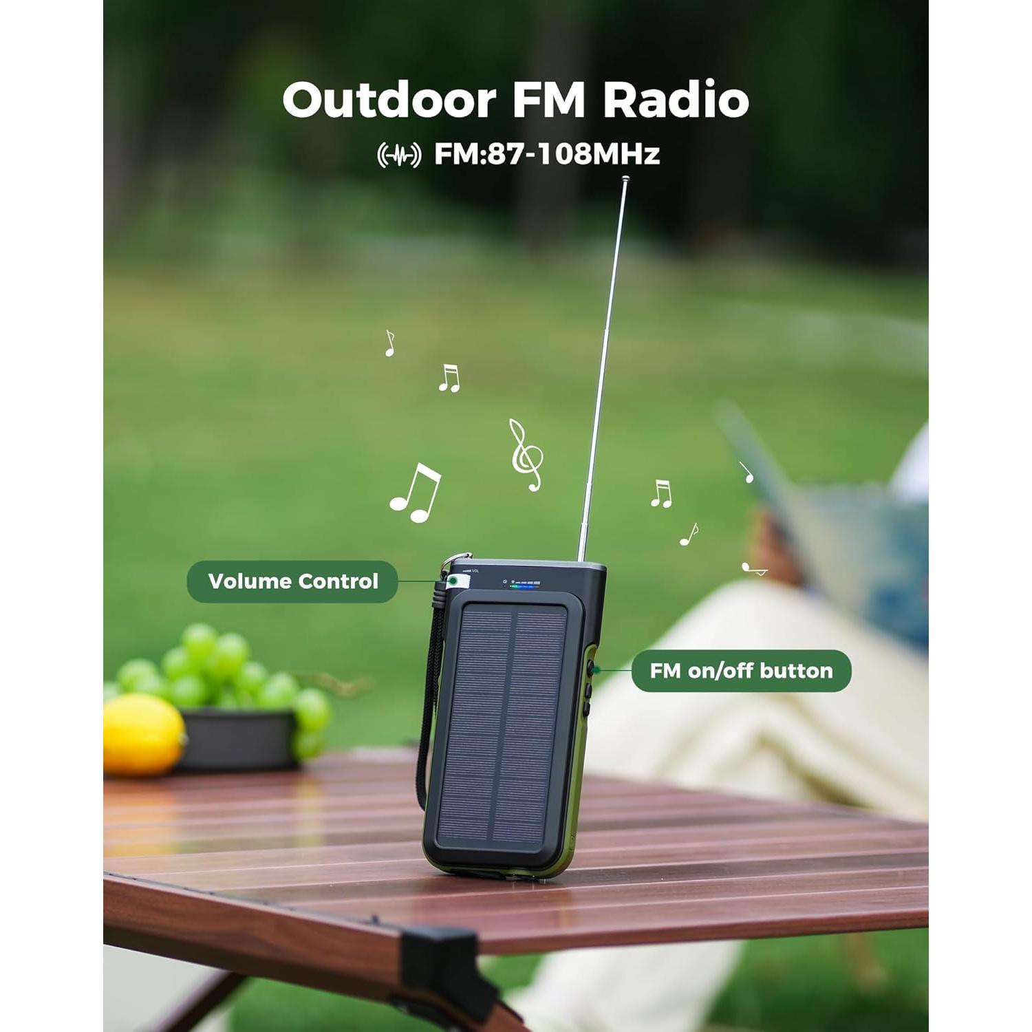 Banco de Energía Solar GOODaaa 45800mAh Cargador Inalámbrico