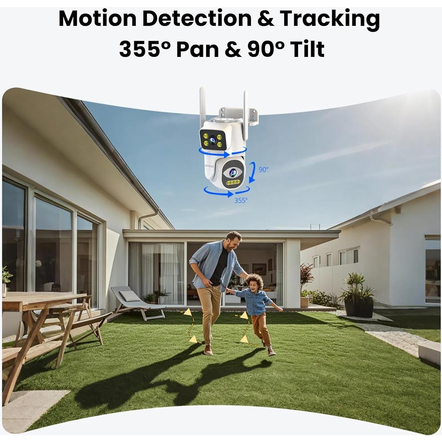 Cámara de Seguridad 4G EKOLVOSK QC6 con Visión Nocturna