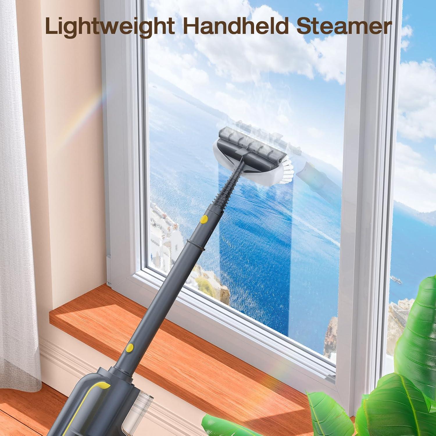 Mopa de Vapor ScrubWiz KS-7883 10 en 1 350ml 1200W Gris