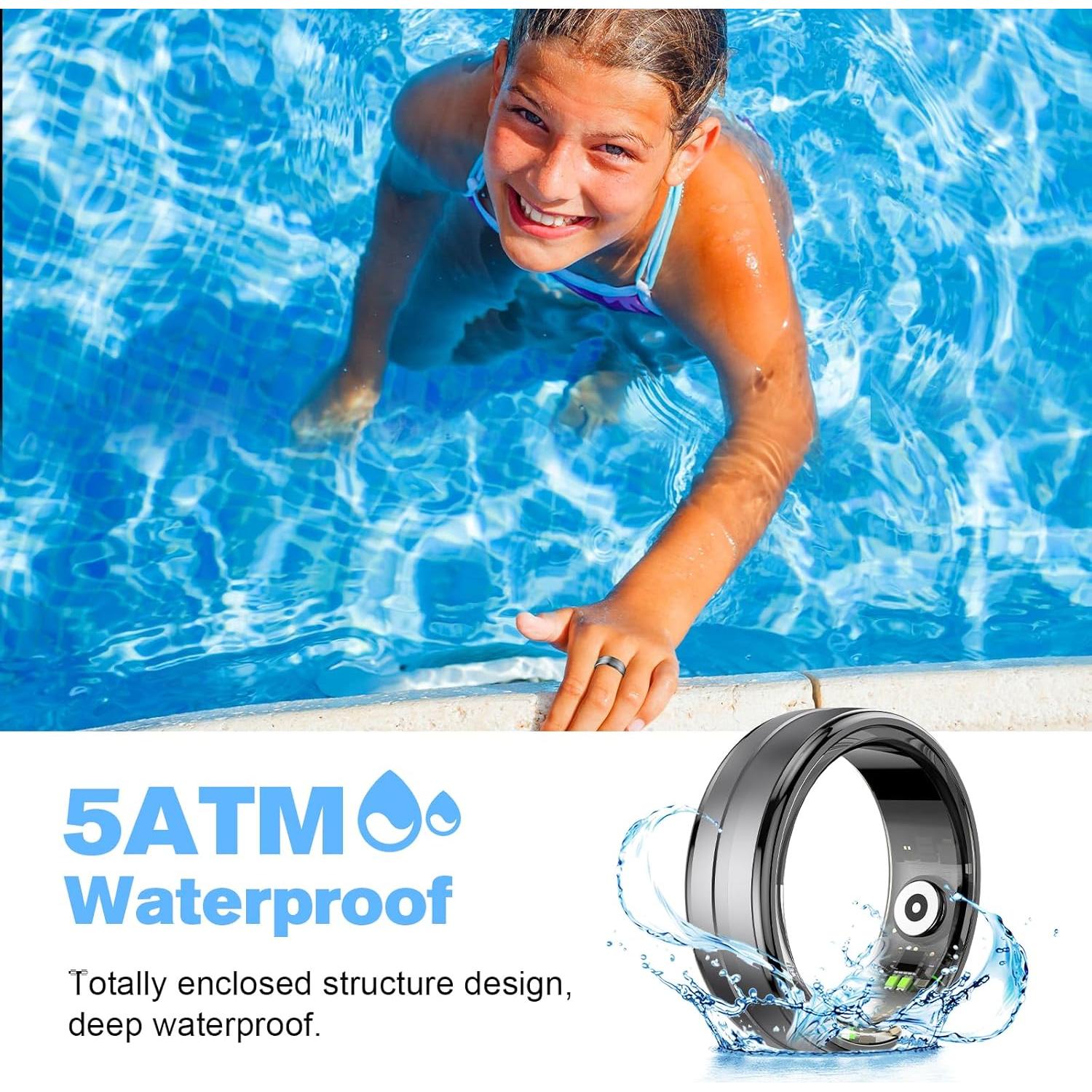 Anillo Inteligente MagLoop R06 para Salud y Fitness - Gris 8