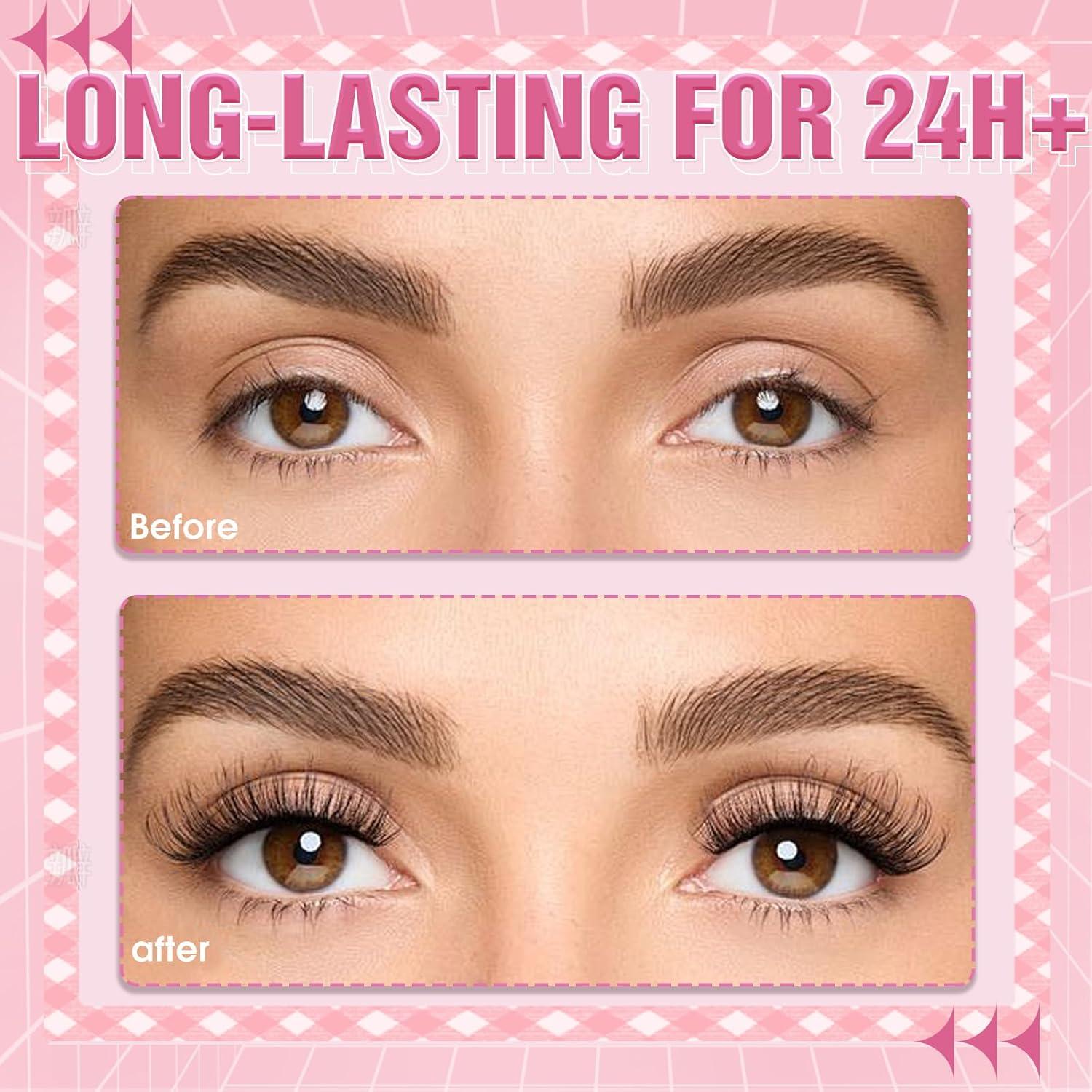 5 Pestañas Magnéticas Reutilizables Houldhowd con Espejo y Delineador