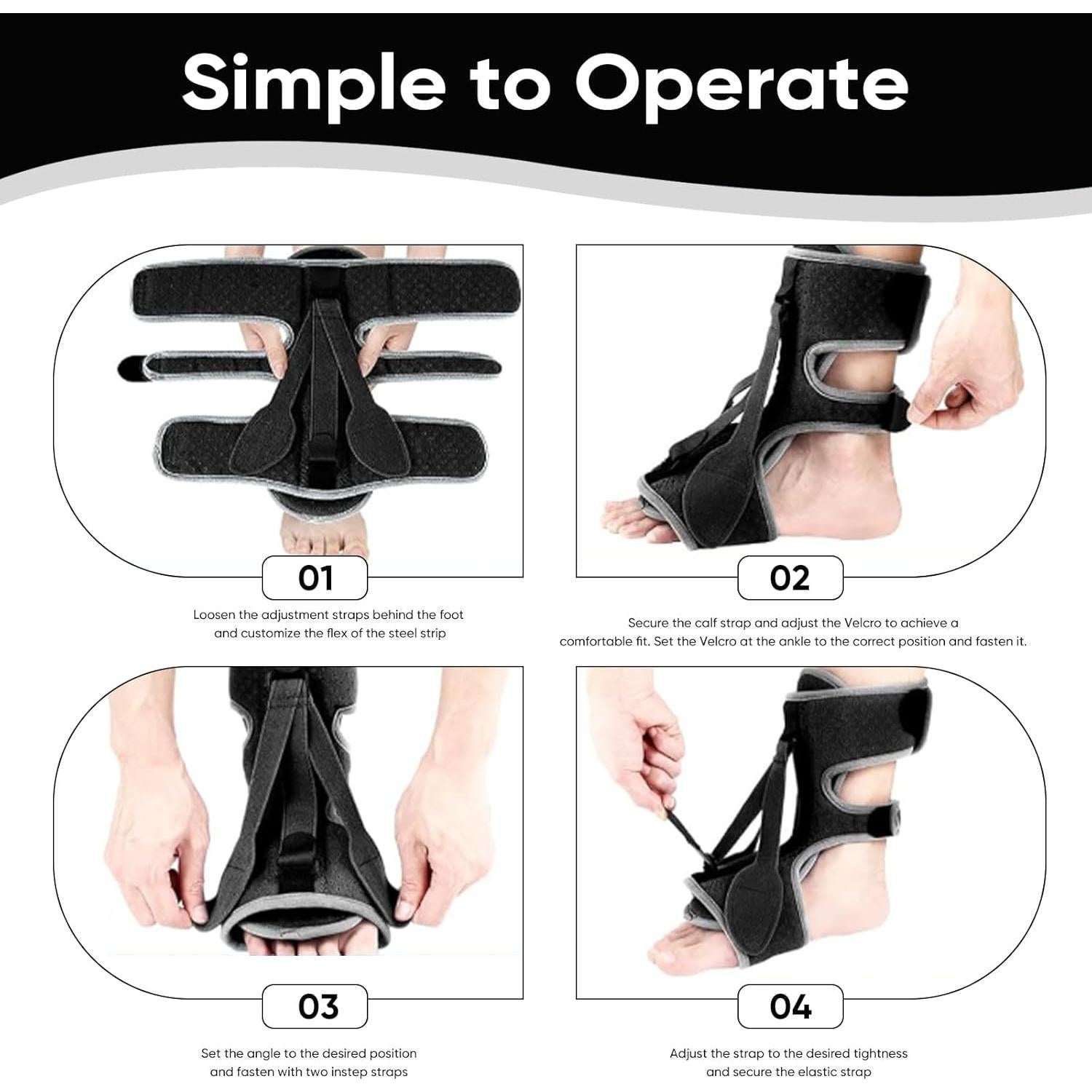 Férula Nocturna para Fascitis Plantar DesiKind - Alivio Dolor Pie