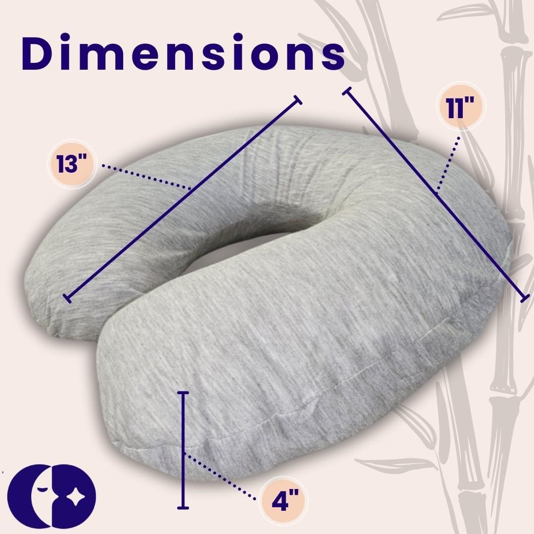 Almohada de Cuello de Viaje Ropa de Cama Continental - Plumas