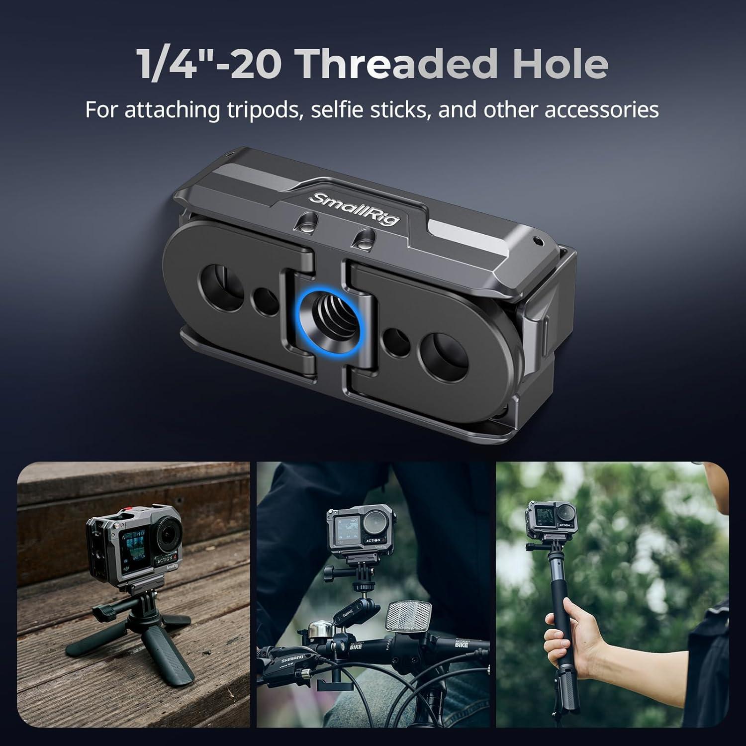 Adaptador Magnético SMALLRIG para DJI Action 5/4/3 - Aluminio