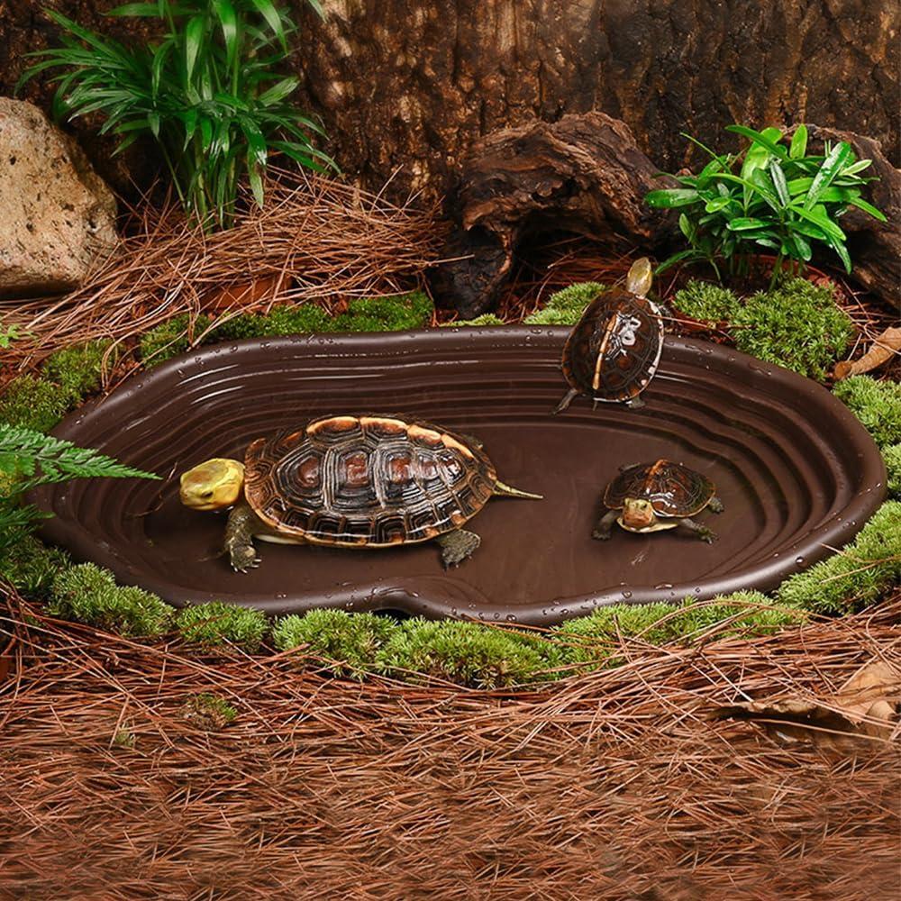 Tazón de Baño para Reptiles Flushbay 39x27cm Negro