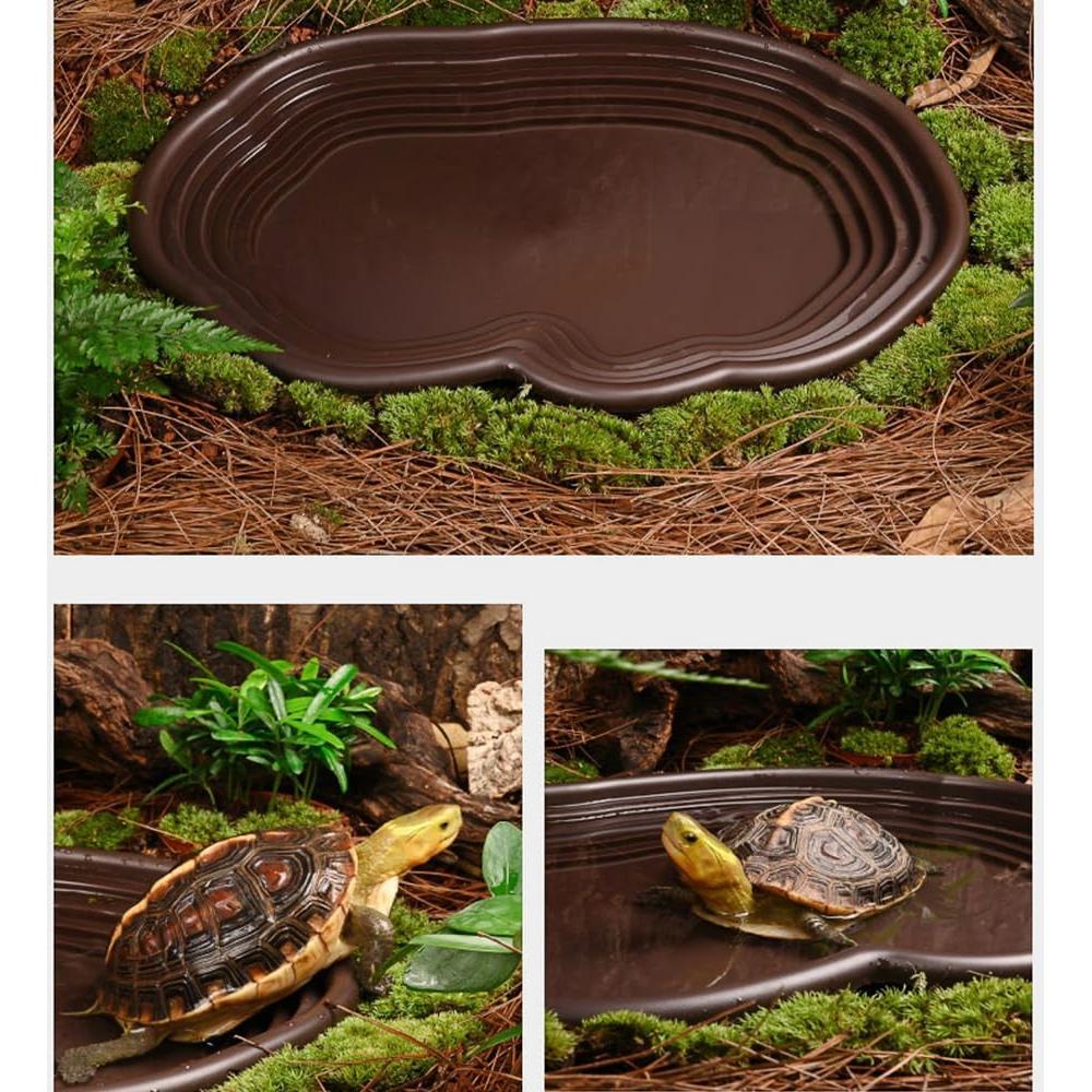 Tazón de Baño para Reptiles Flushbay 39x27cm Negro