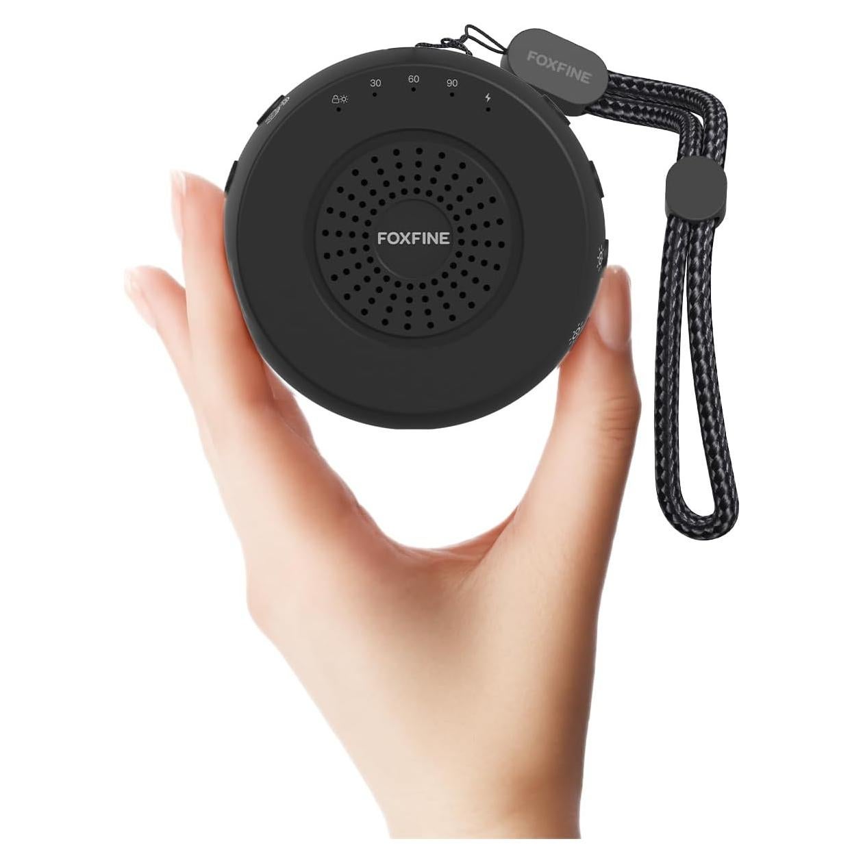 Máquina de Ruido Blanco Portátil FOXFINE Mini - 36 Sonidos, Luz, Temporizador