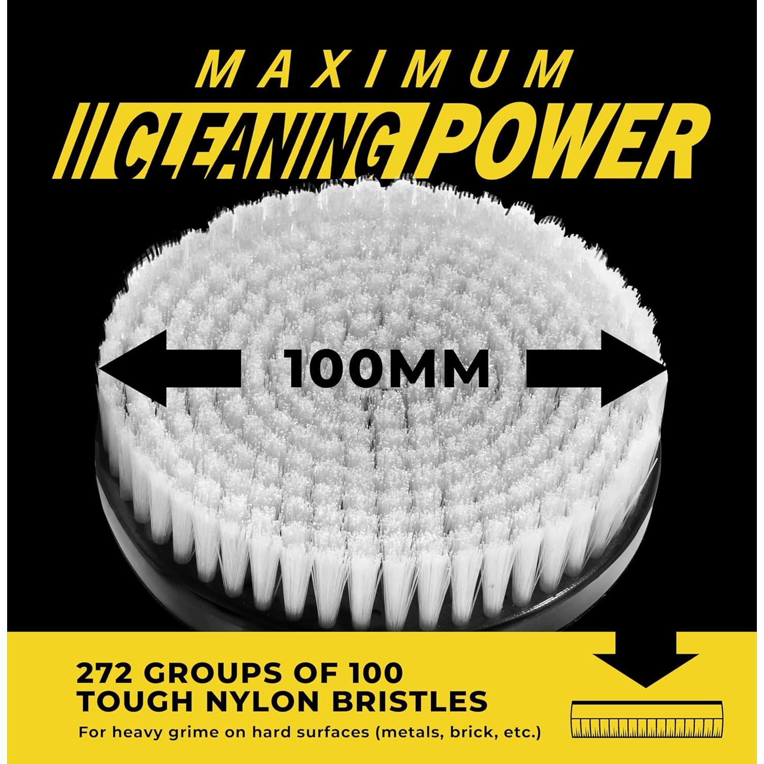 Accesorio de Cepillo de Limpieza VViViD 100mm Duro para Taladro