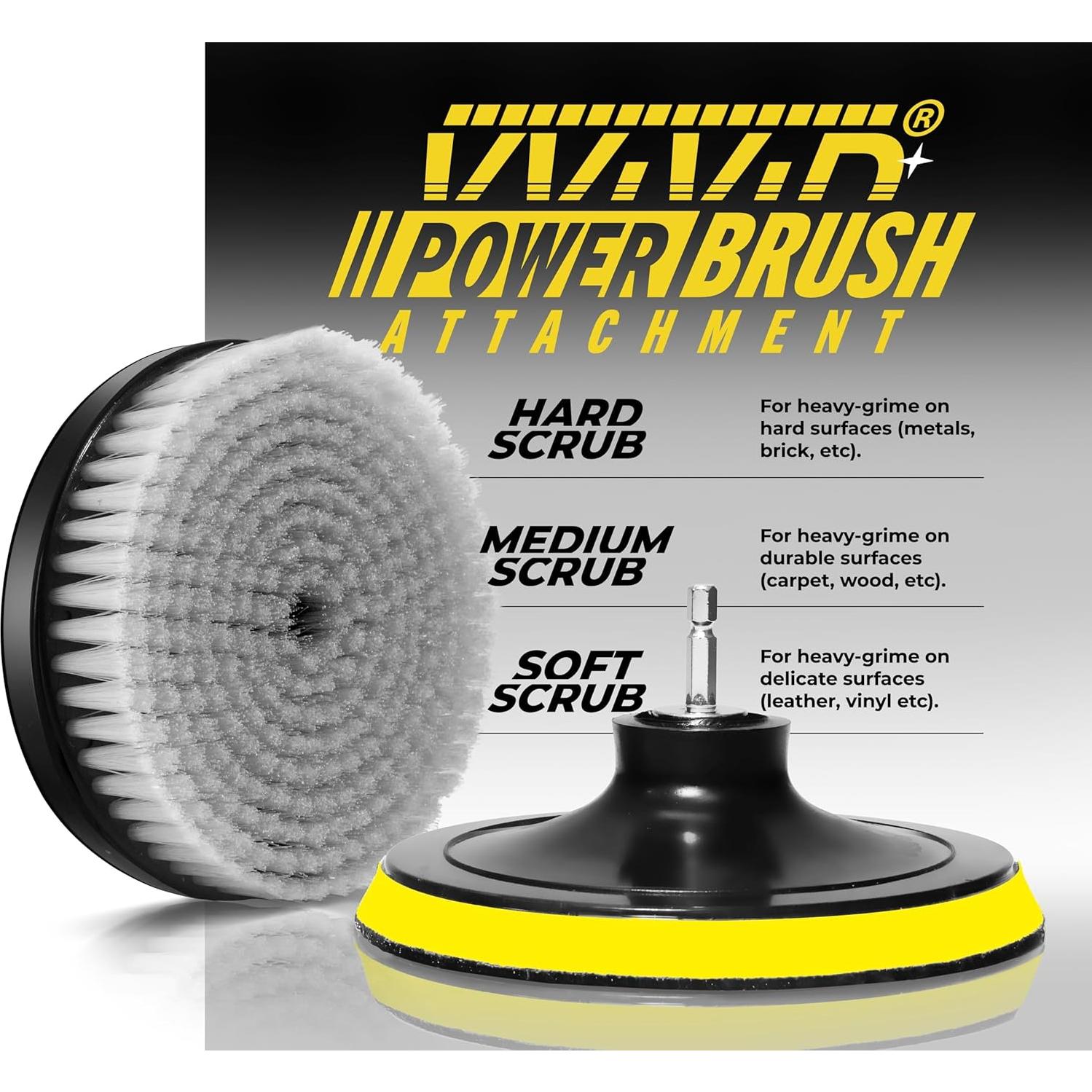 Accesorio de Cepillo de Limpieza VViViD 100mm Duro para Taladro