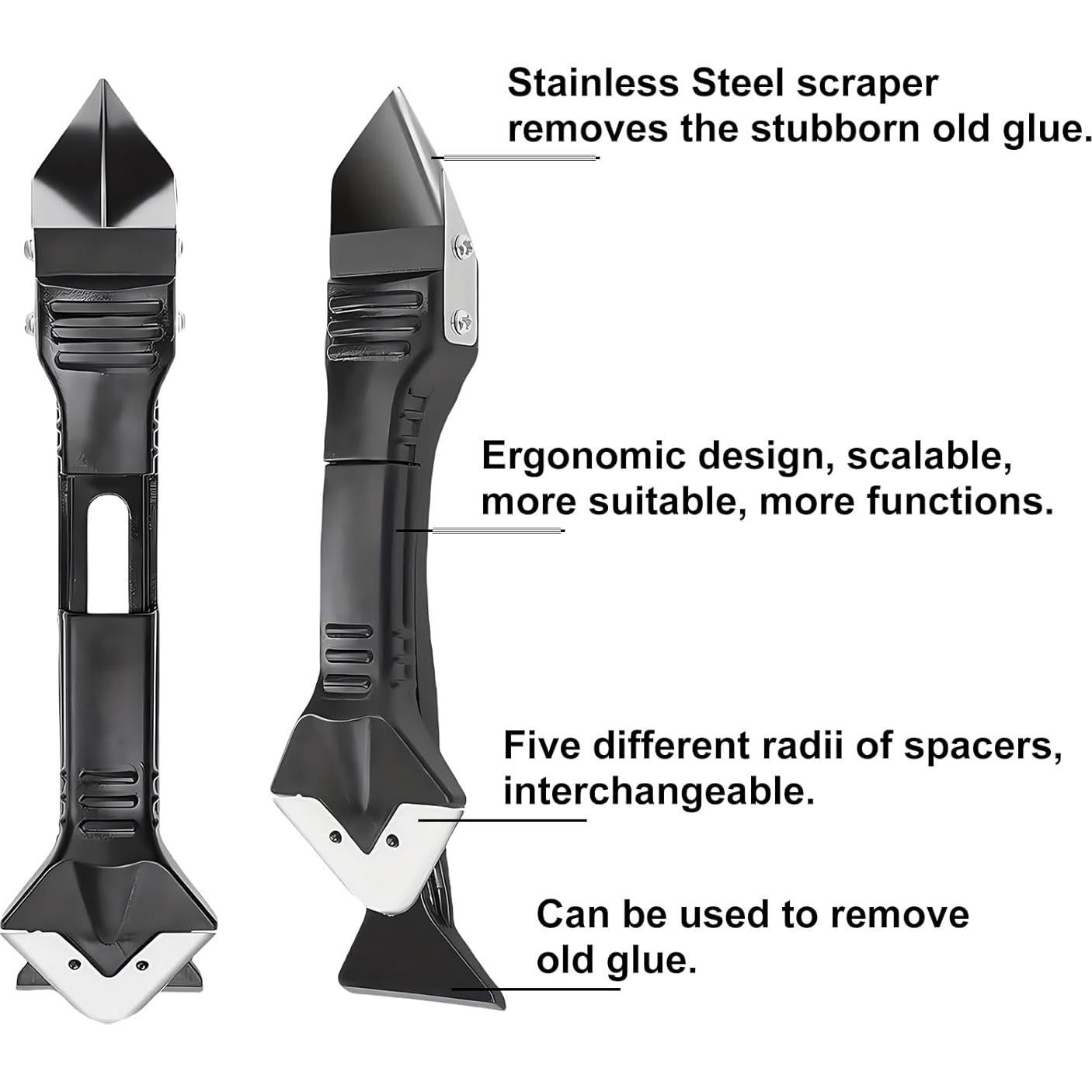 Kit de Herramientas para Sellar Koyzsen 5 en 1 - Raspadores y Cuchilla